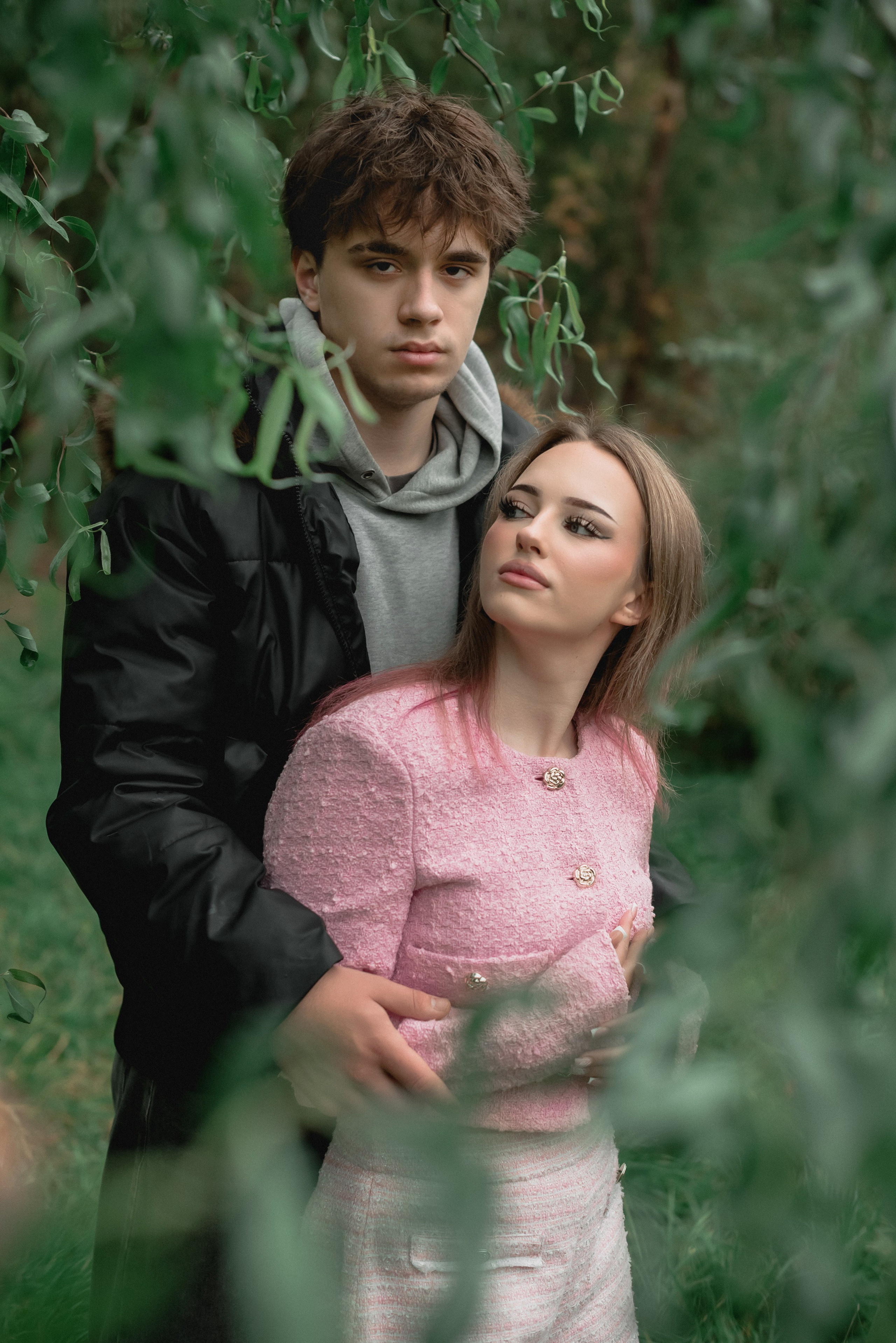 Съемка love story в парке. Фотограф Тула творческие фотосессии недорого Ольга Ромашина