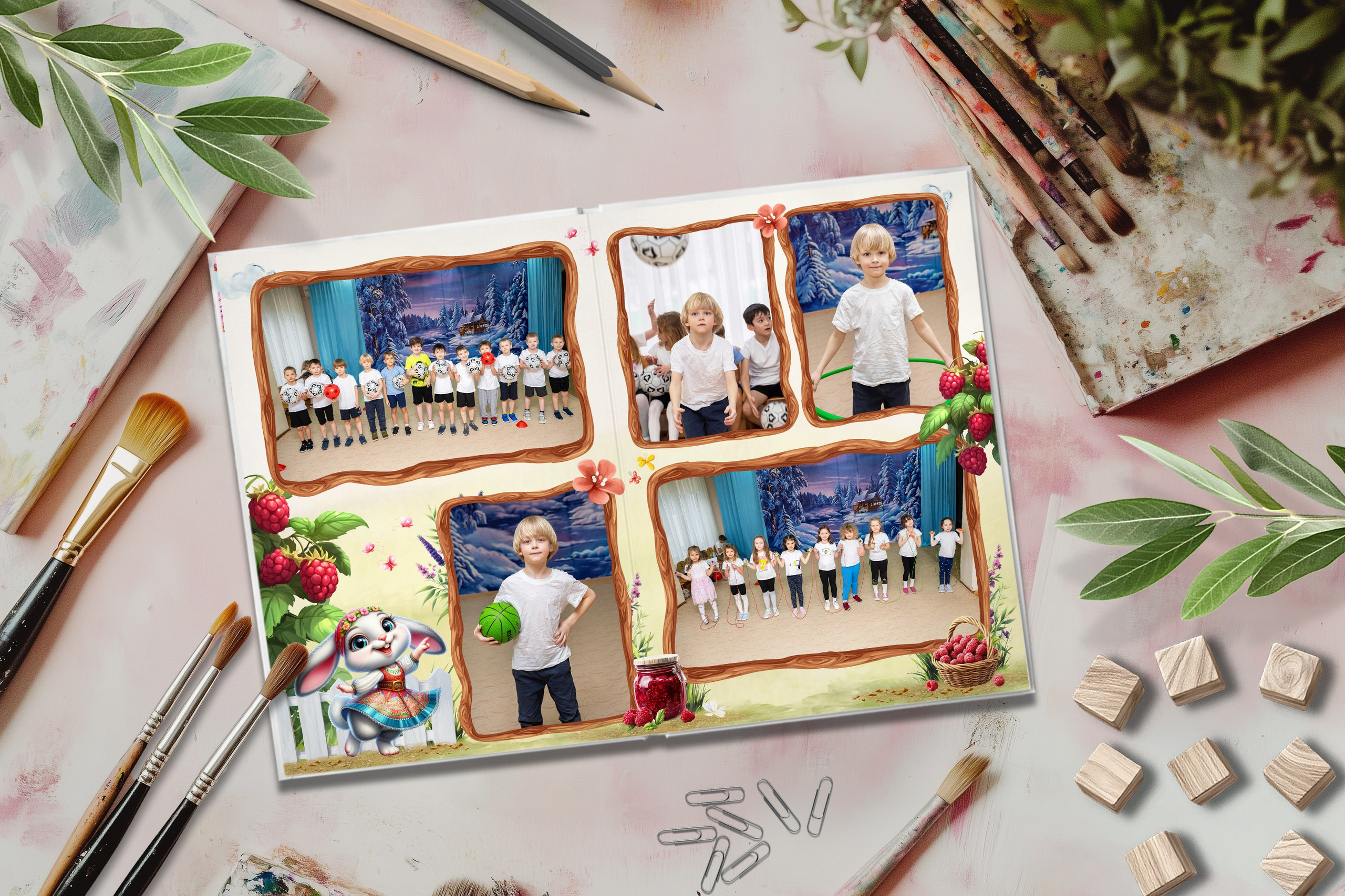 Дизайн альбома «теремок». Выпускные альбомы в Подольске Москве и МО