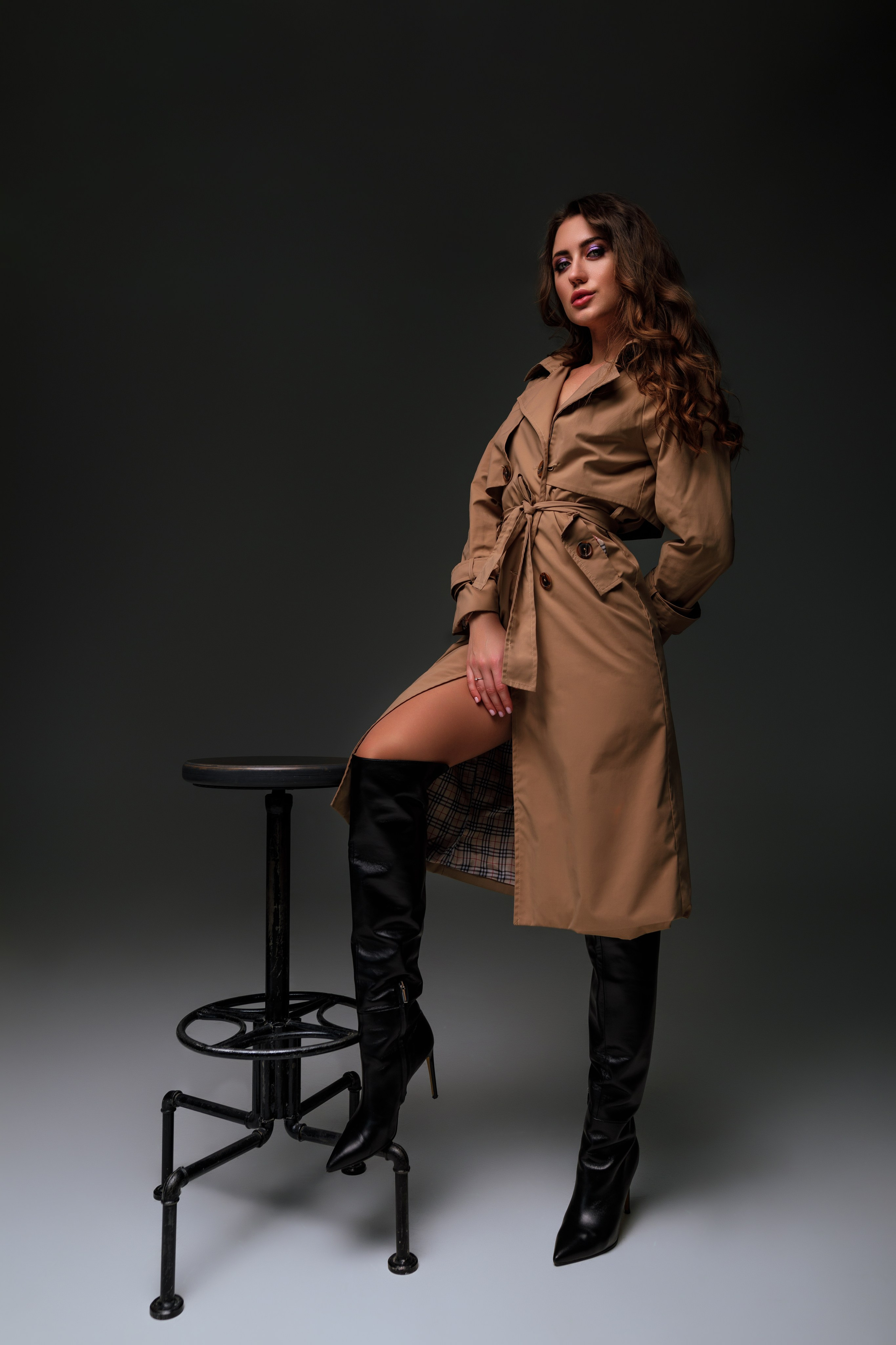 Фотосет в студии на циклораме с Анастсией в формате для «себя»