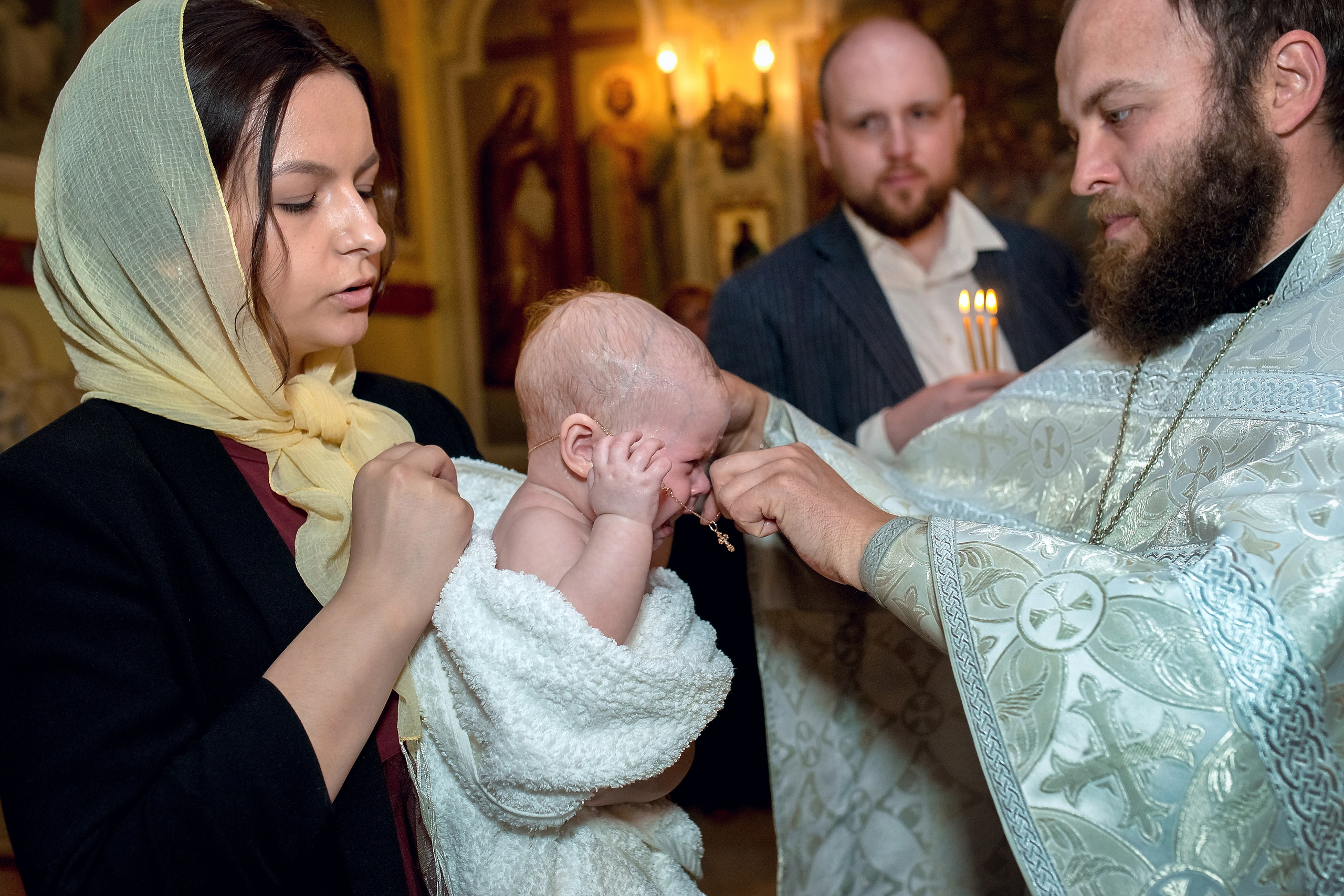Крещение в Тропарёво. Фотограф Владимир Артамонов
