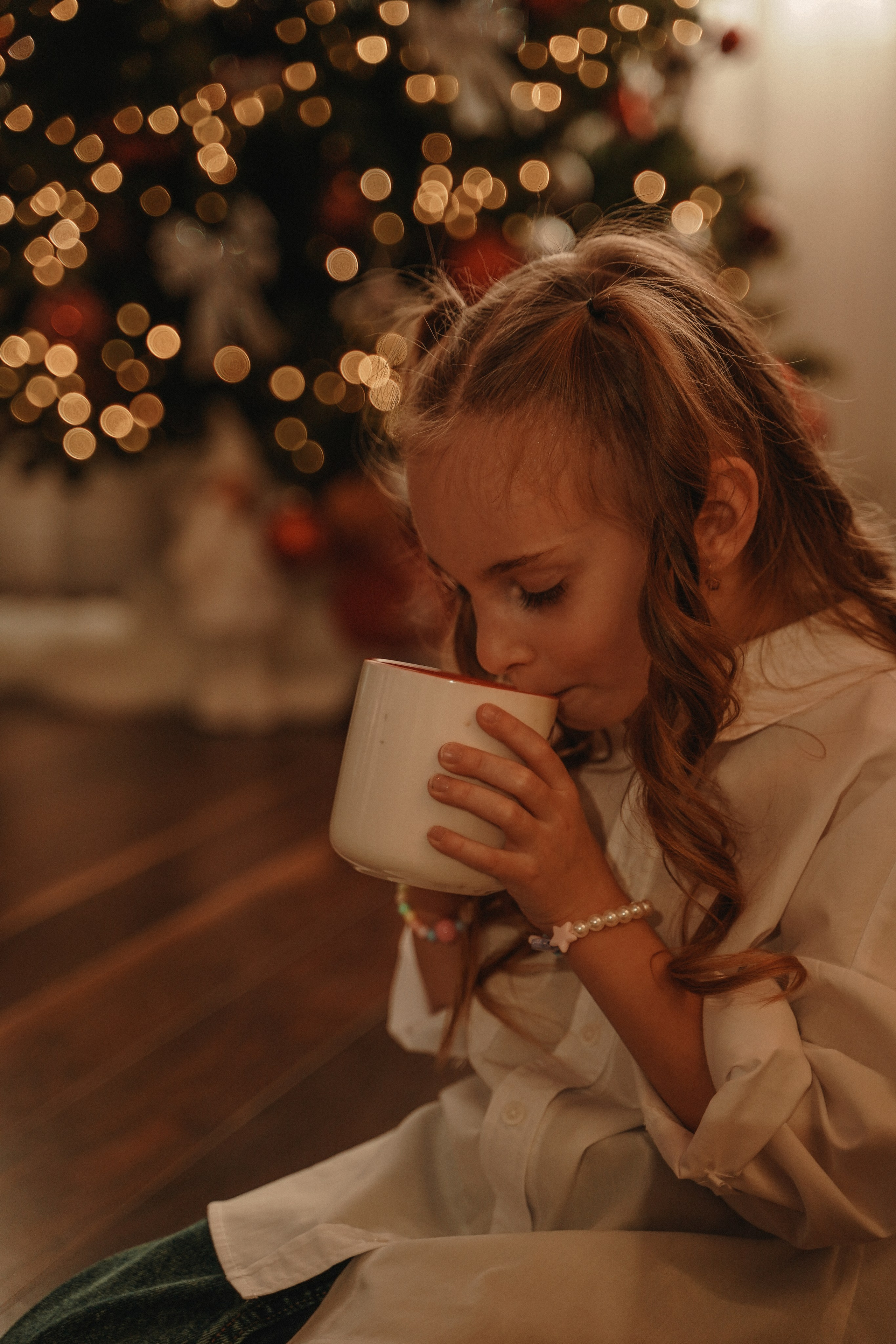 Домашняя Новогодняя фотосессия. Семейный и женский фотограф в Краснодаре Анастасия Приймак