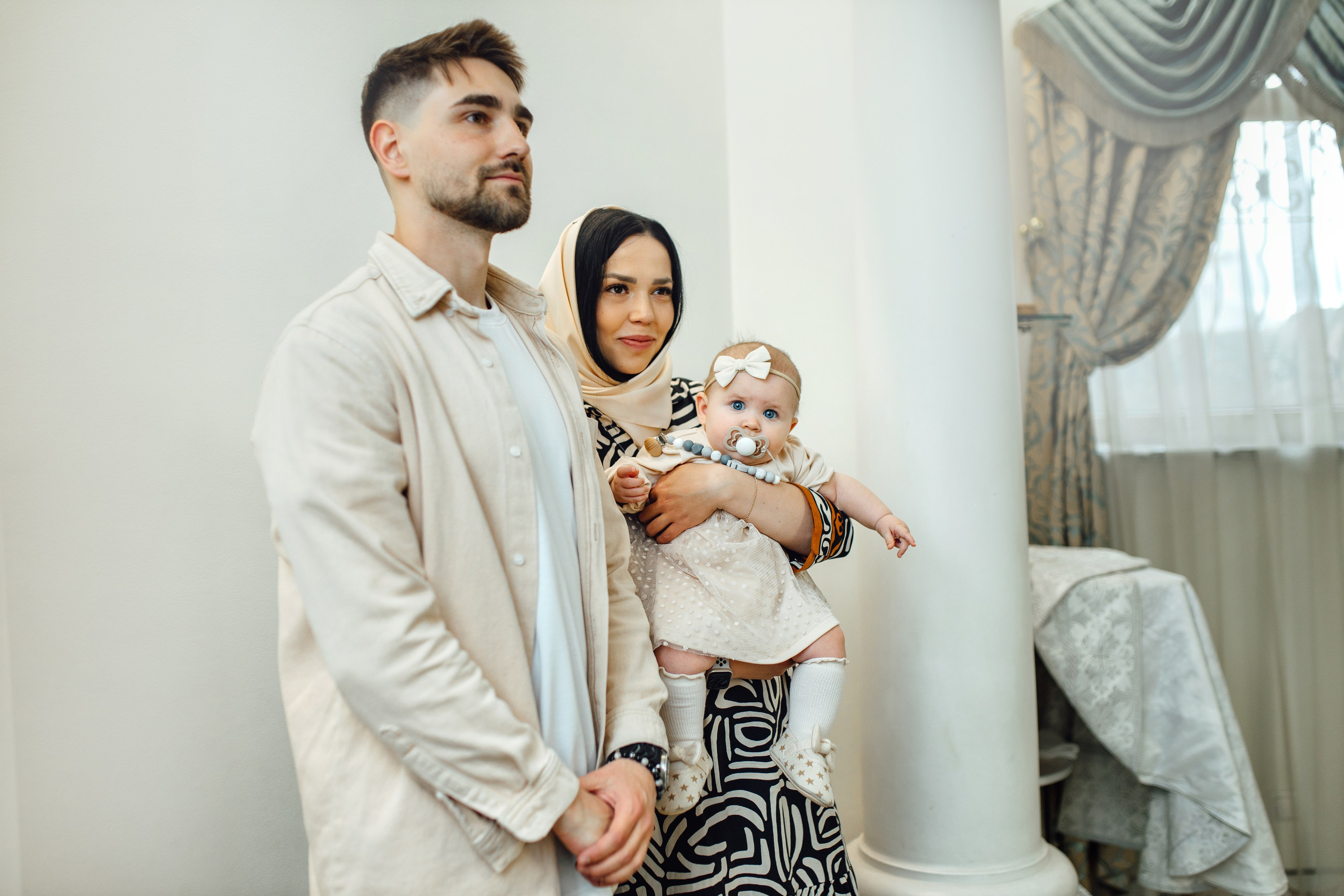 Таинство крещения Софии, апрель 2024