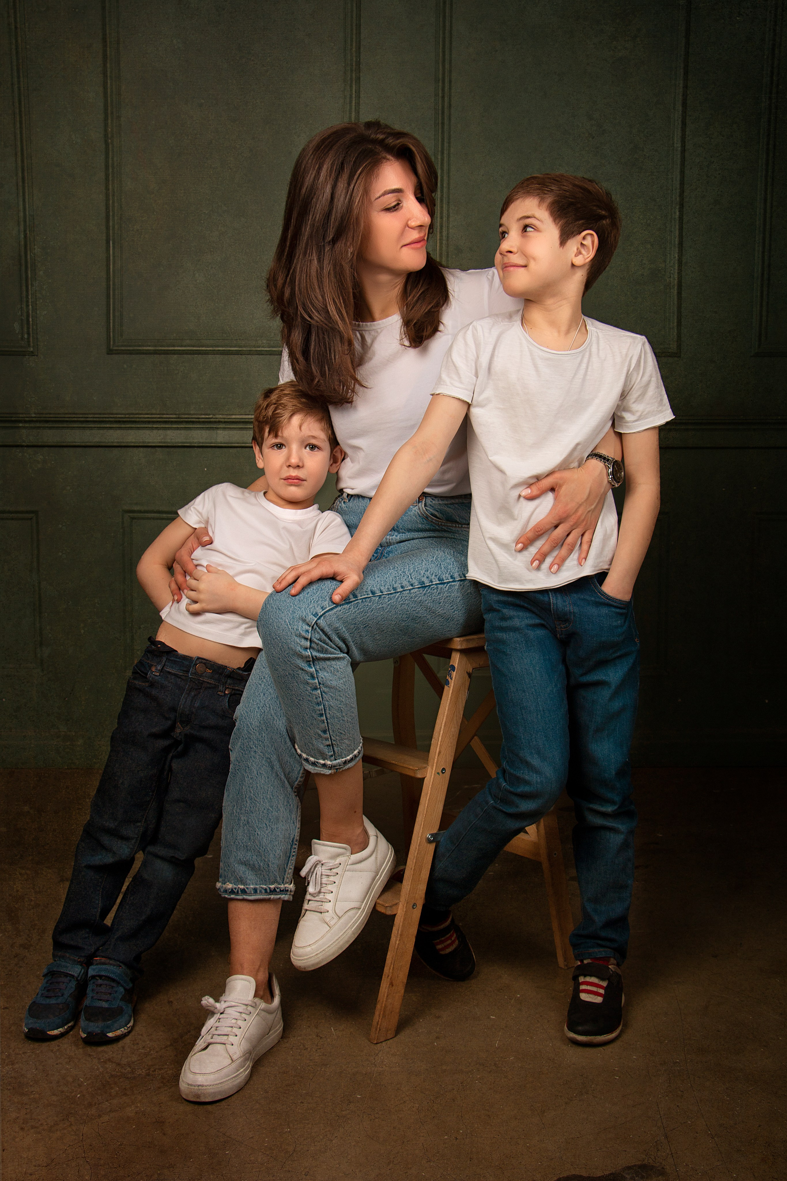 Съёмка в студии. Семейный и детский фотограф. М ария Гранкина