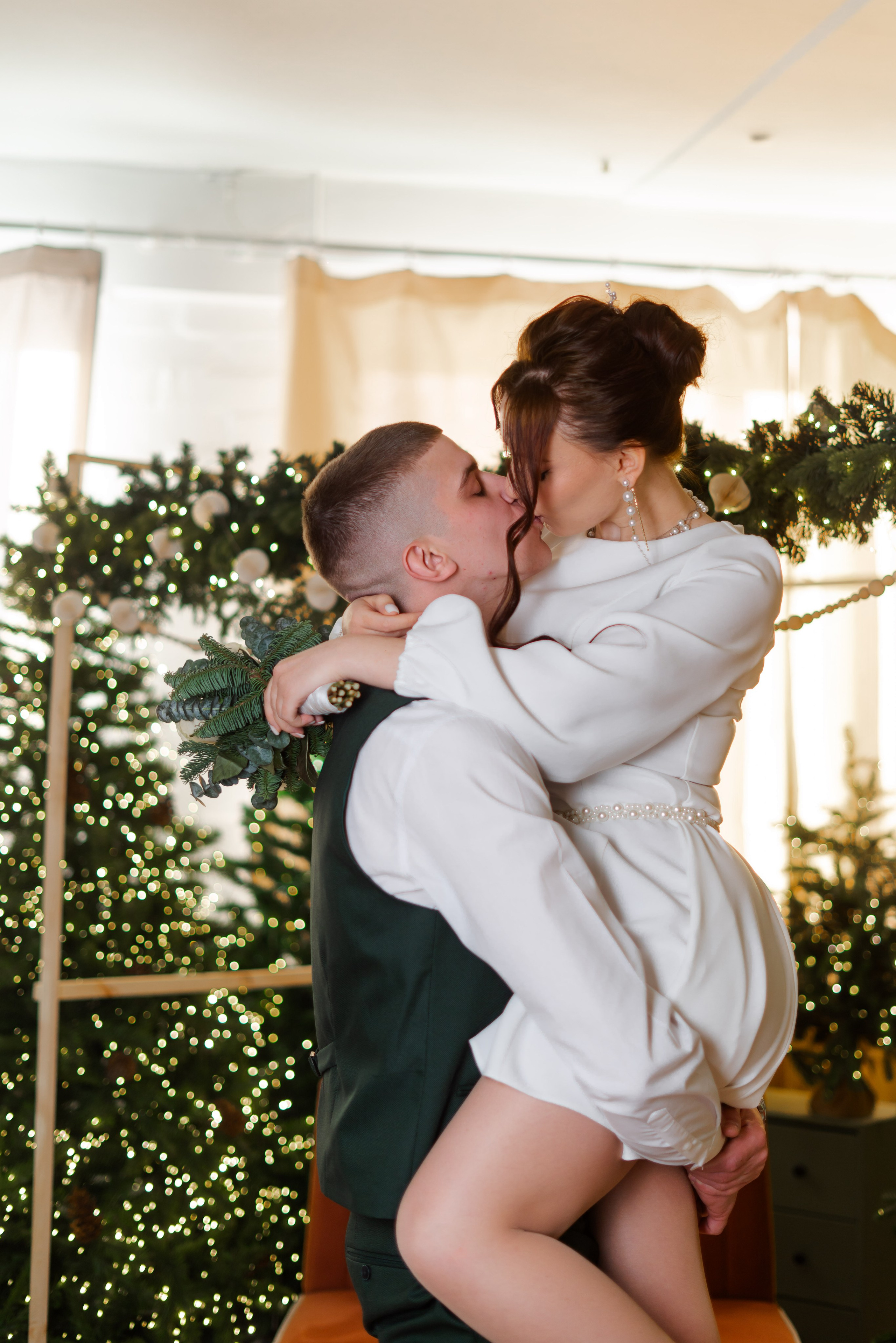 Свадьба в фотостудии. Семейный и детский фотограф в Екатеринбурге и НевьянскеТимурова Алина