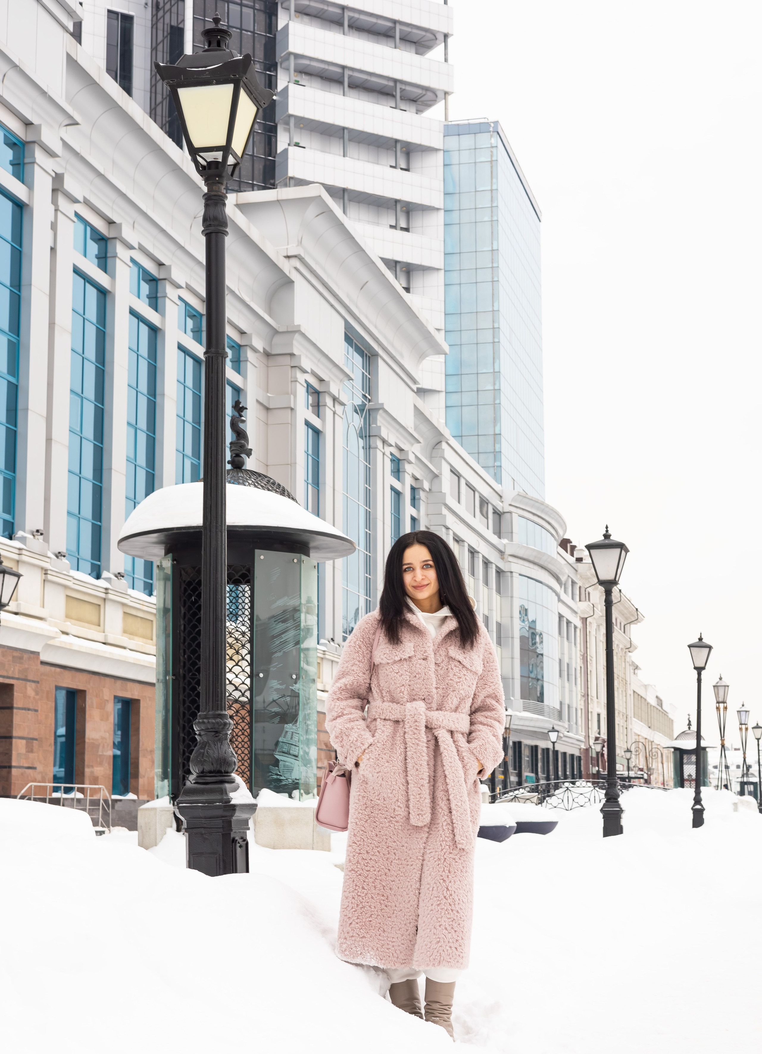 Лиля. Зимняя прогулка в Центре Казани. Портретный фотограф Панферова Регина г. Санкт-Петербург, г. Казань