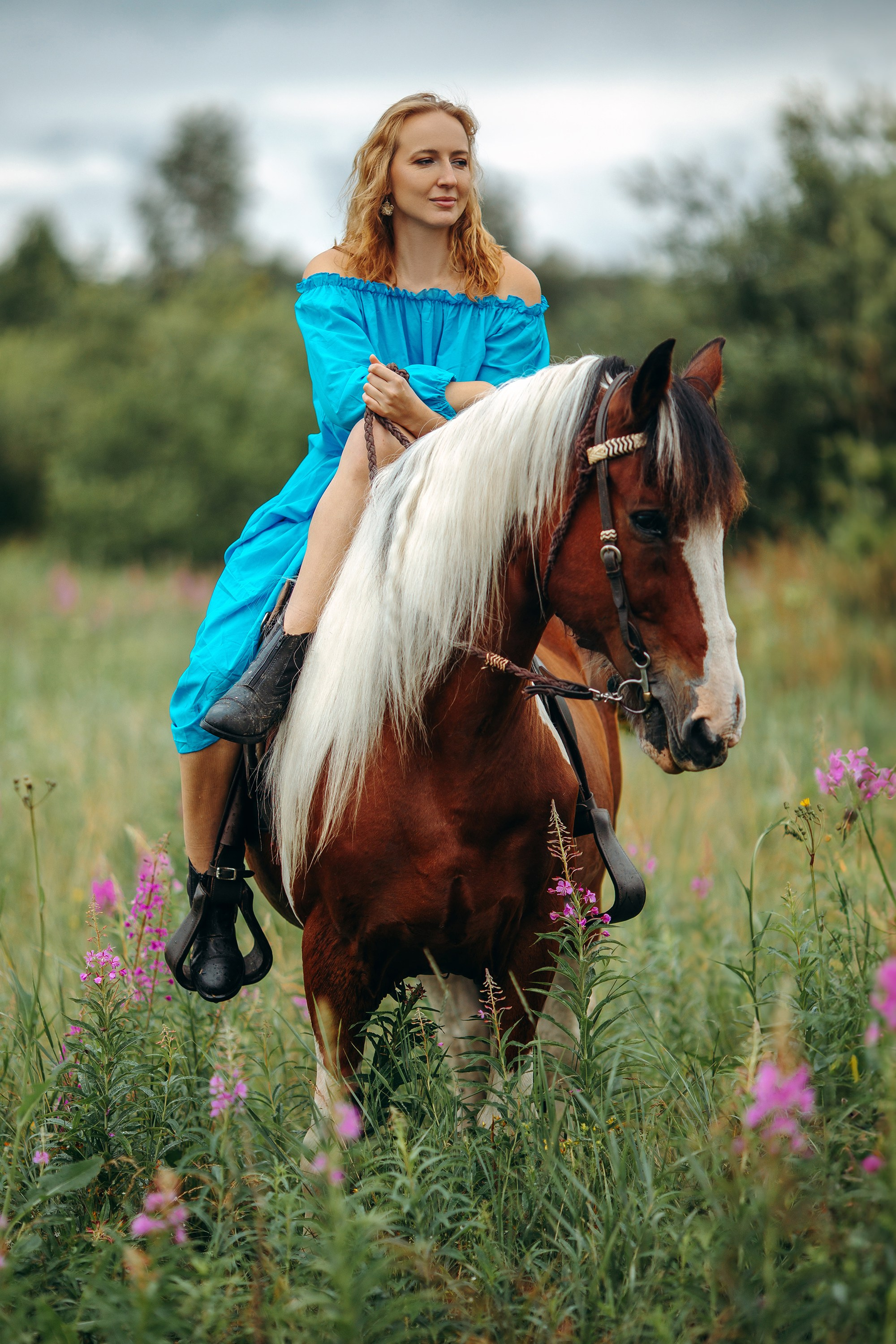 Летняя Надя. Анна Молчанова конный фотограф в Тюмени | фотосессии с лошадьми Тюмень