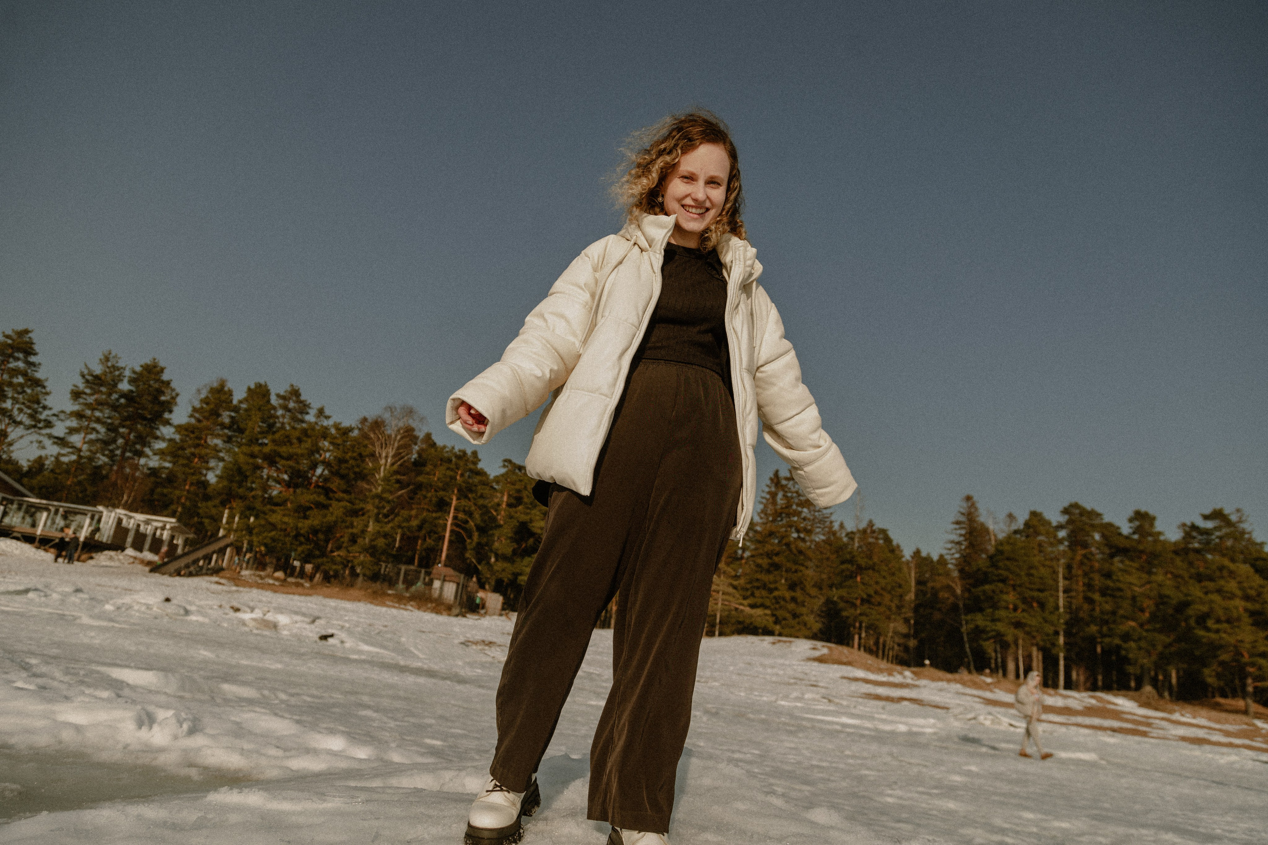 Зимняя фотосъемка пары: Андрея и Ани в Санкт-Петербурге