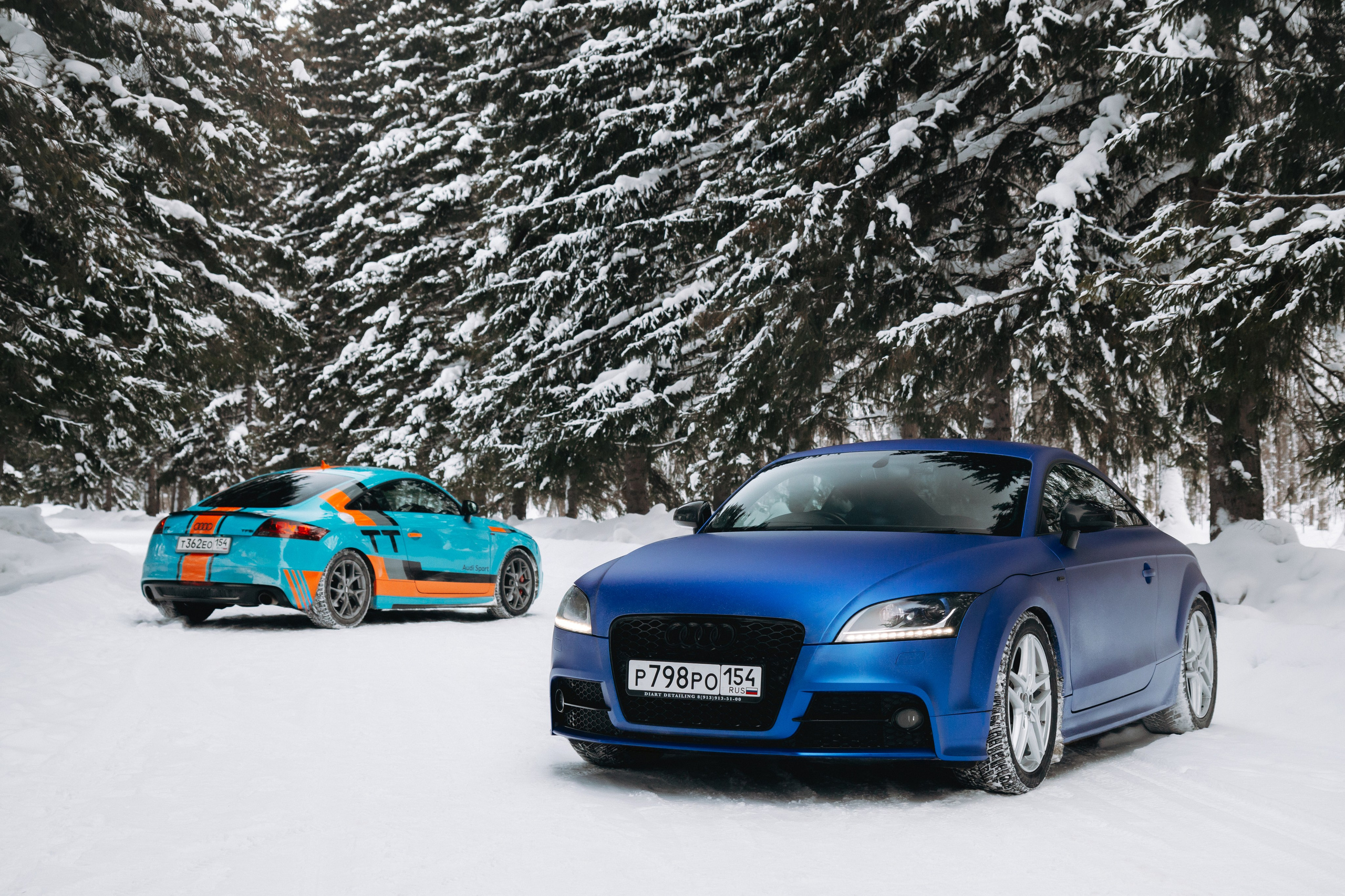 Audi TT shades of blue. Автомобильный фотограф и видеограф в Новосибирске|Александра Косухина