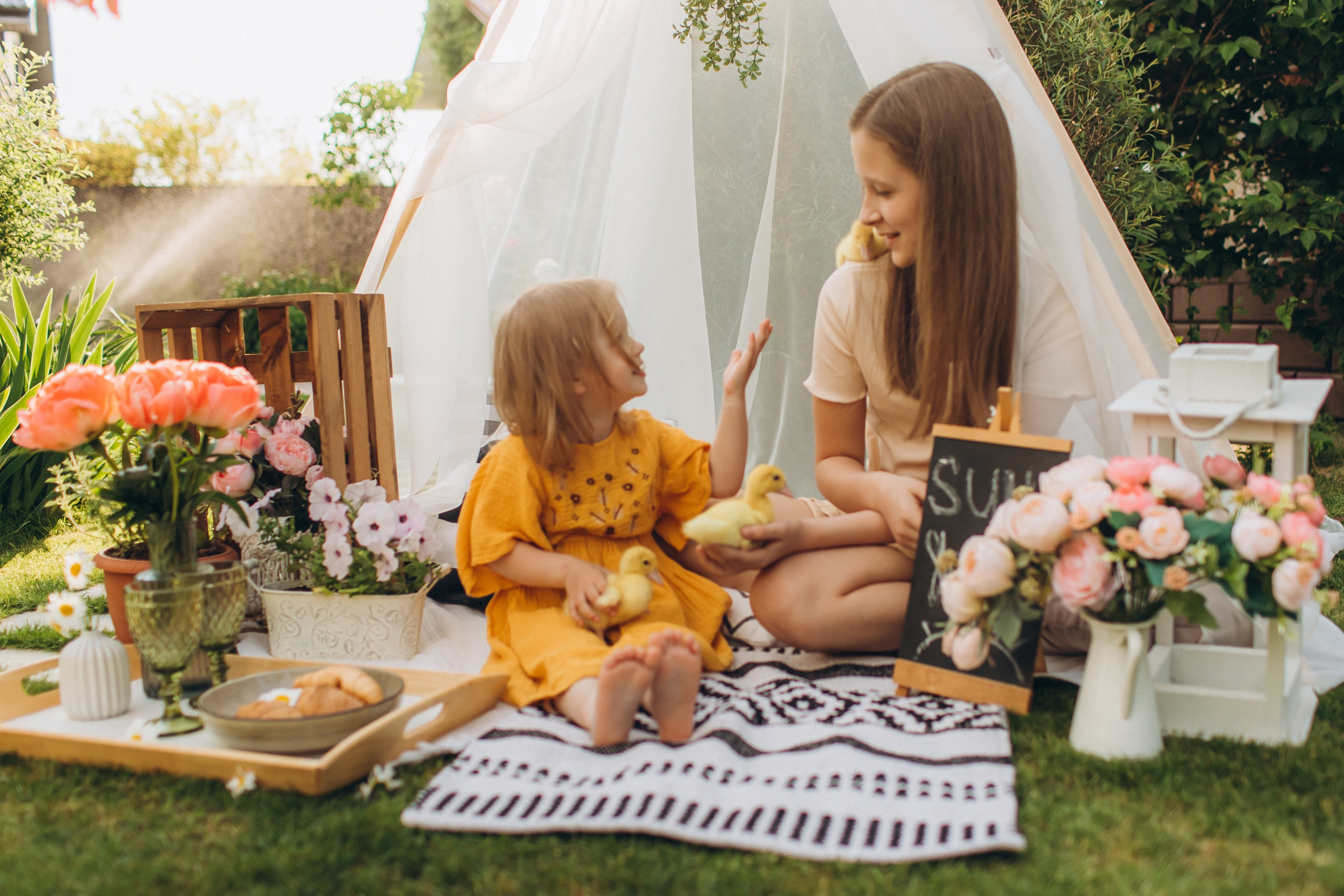 Светлана с дочками. Семейный фотограф в Москве и Московской области Лазутина Валентина