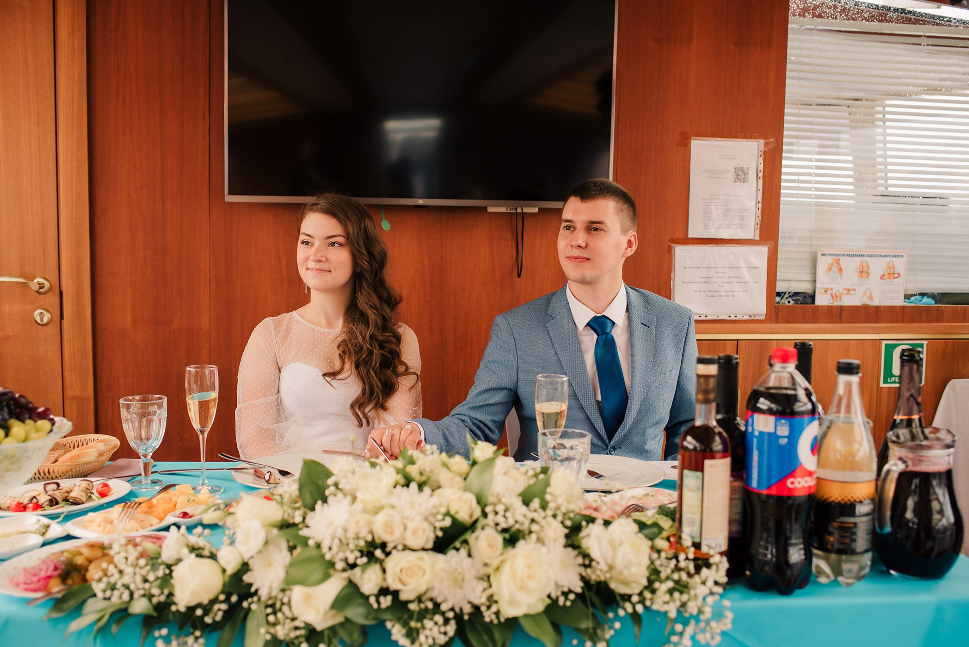Юля и Андрей. Банкет на воде. Семейный и Свадебный фотограф. Санкт-Петербург. Пушкин