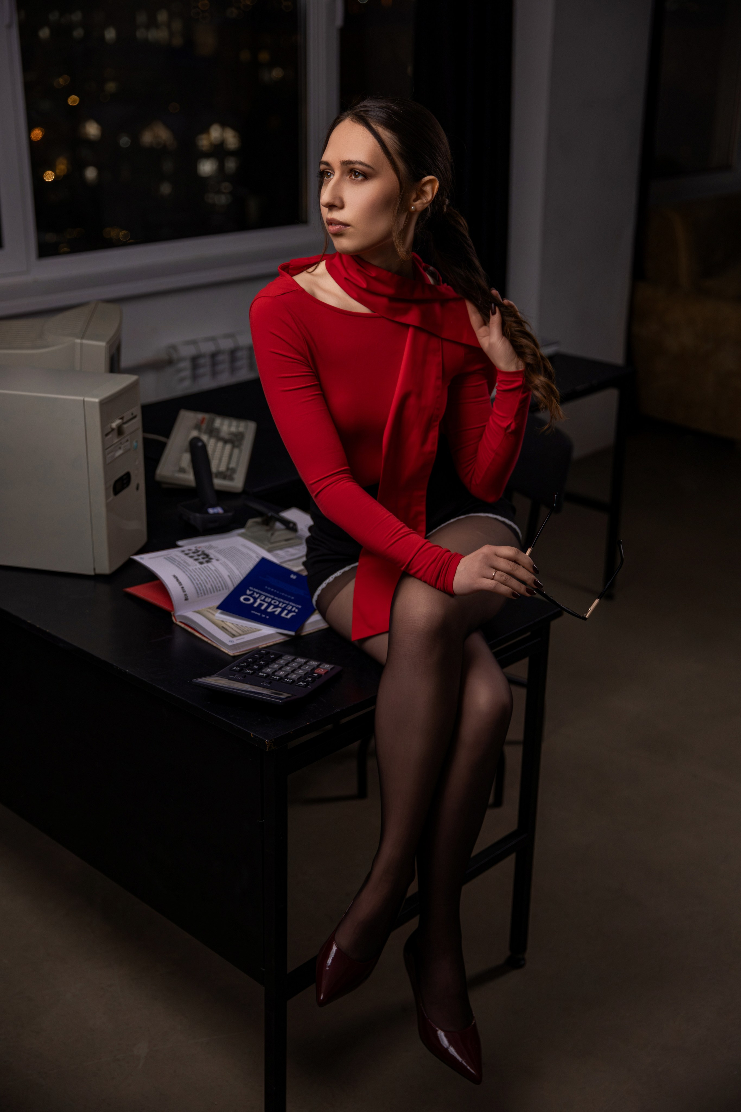 Женская фотосессия в офисе. Семейный и женский фотограф в Москве Надежда Воробьева