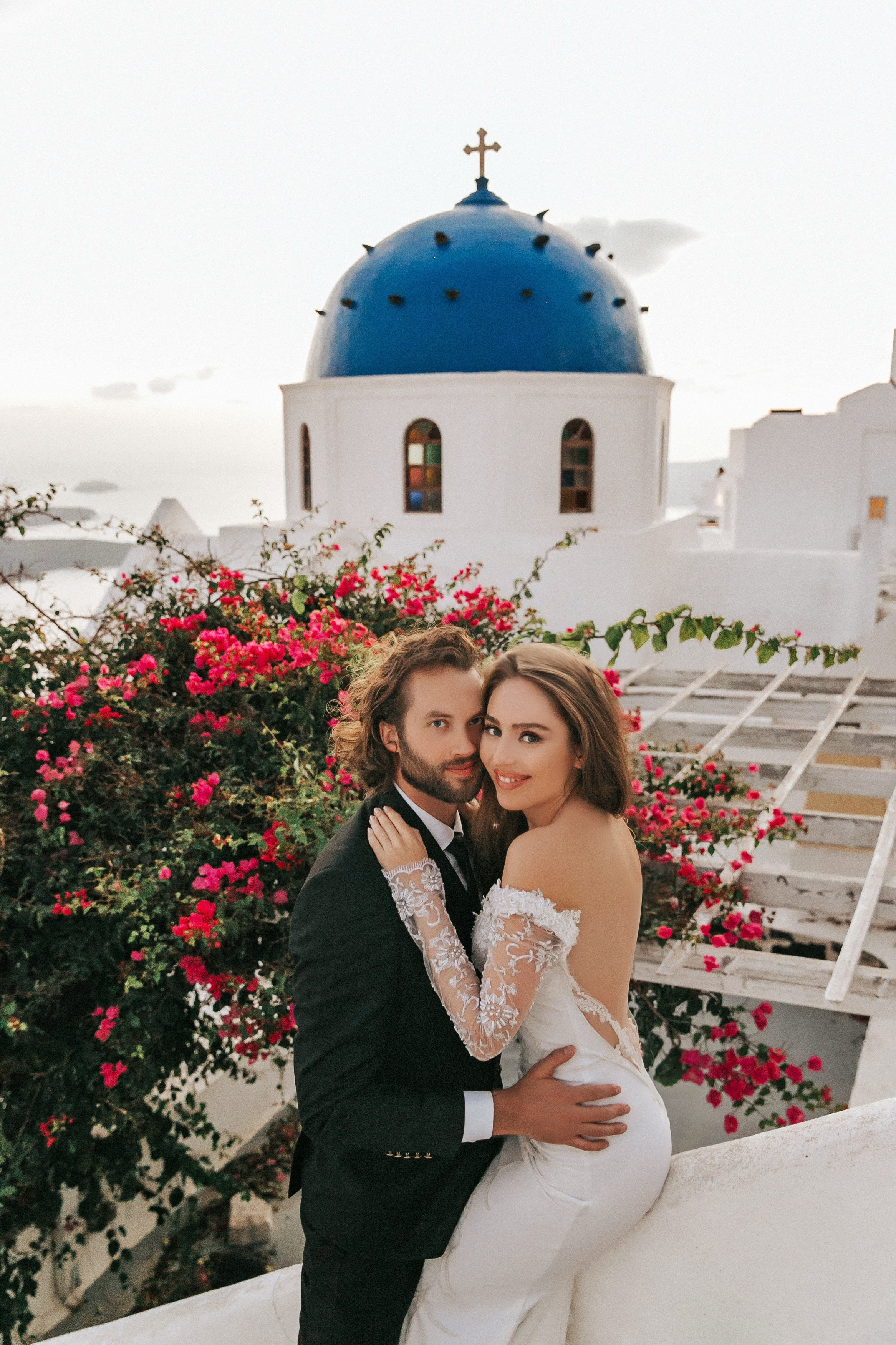 Свадьба на Санторини. Фотограф и видеограф Анна Домашенко