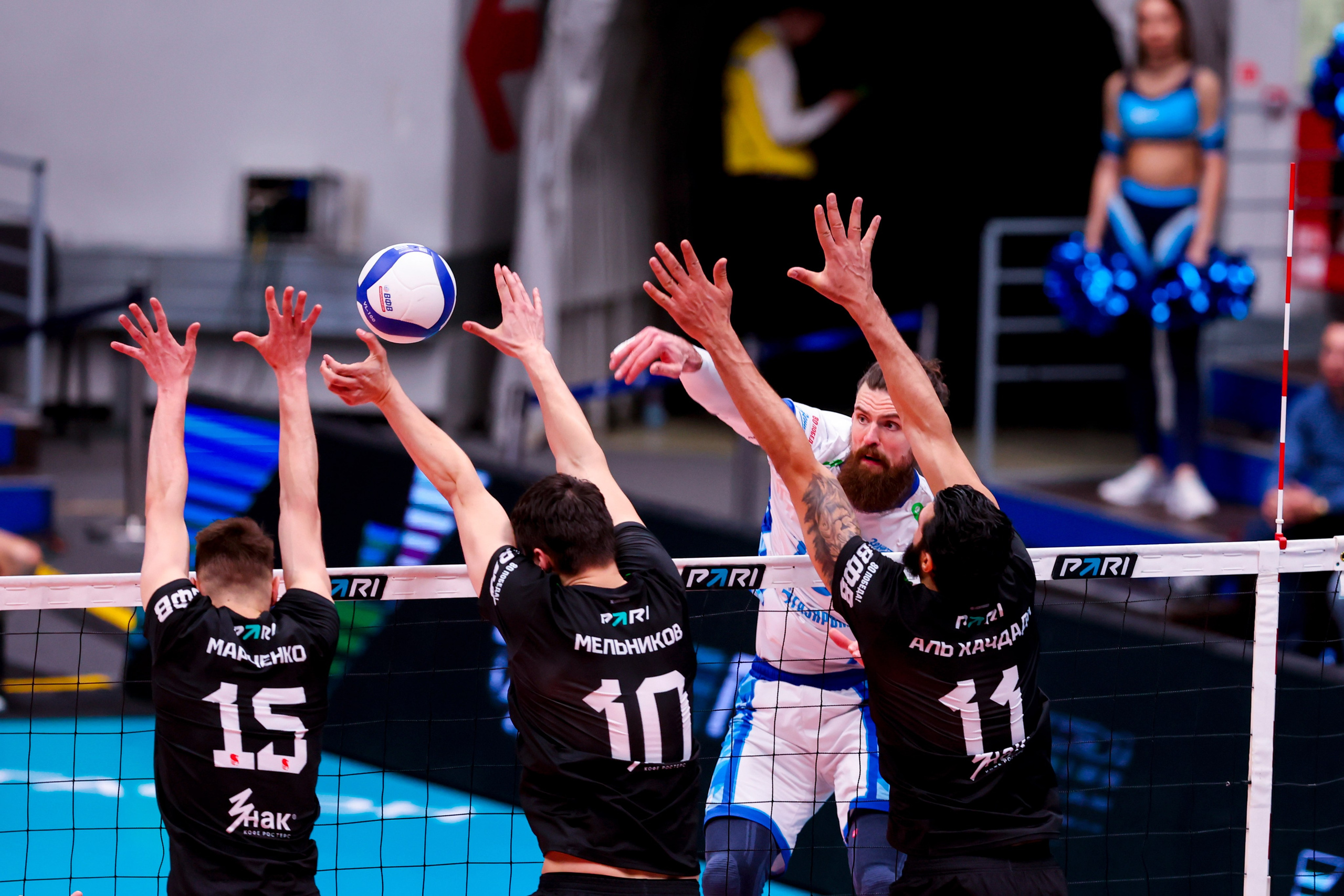 ВК Зенит — ВК Белогорье 08.04.2025. Спортивный и репортажный фотограф Антон Тереханов