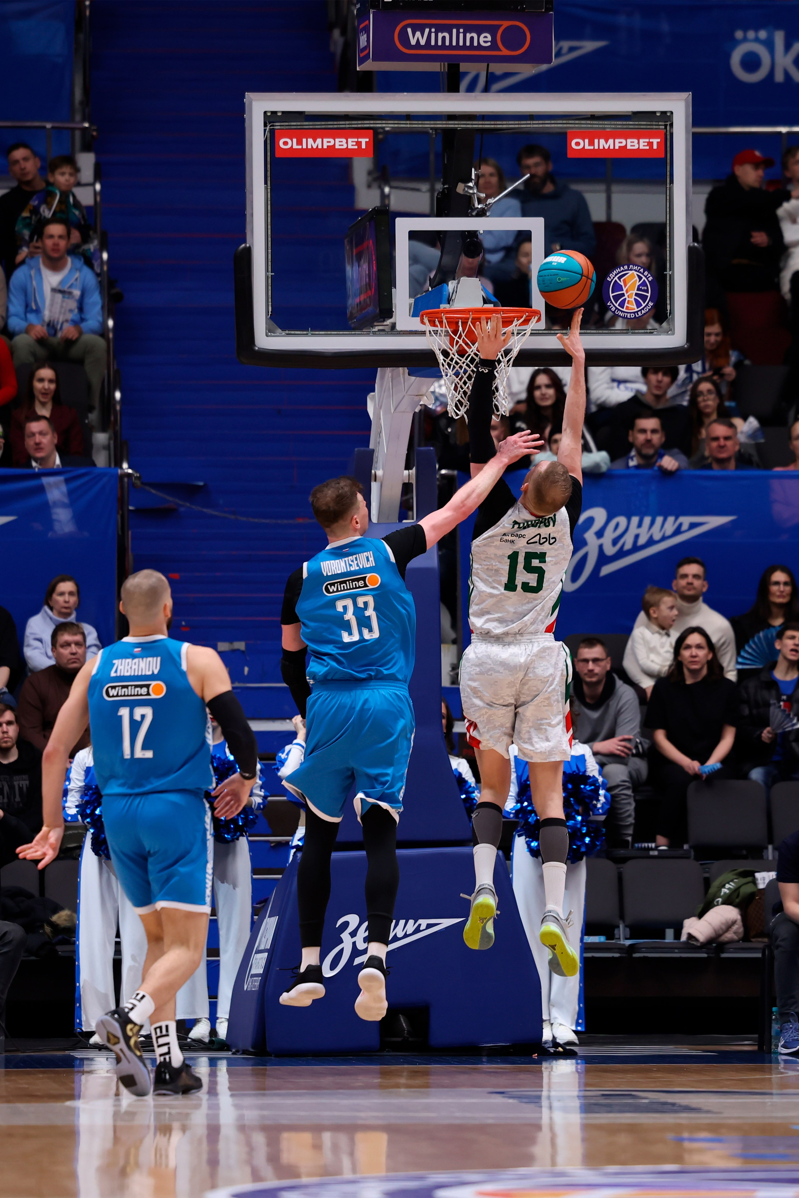 БК Зенит — БК Уникс 13.02.2025. Спортивный и репортажный фотограф Антон Тереханов