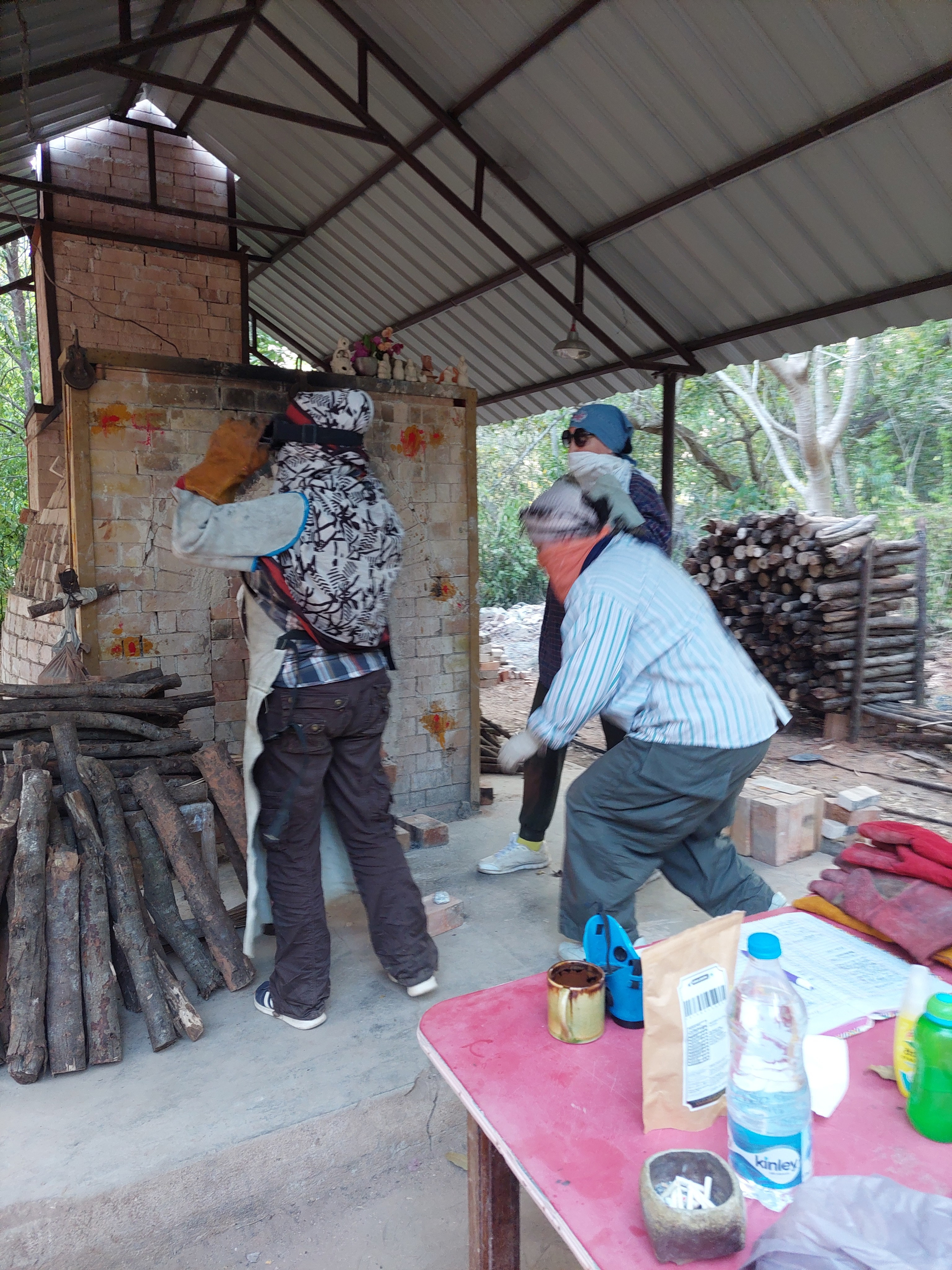 Дровяной обжиг в Индии — 2023. Керамика с историей. Елена Рогалёва