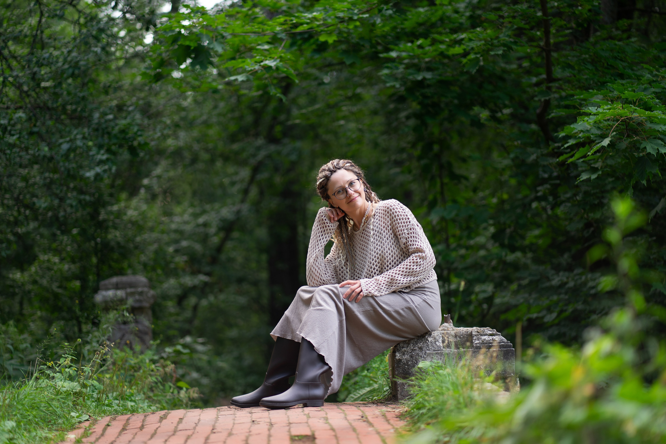 Анна —лесная нимфа. Фотограф Светлана Белоусова