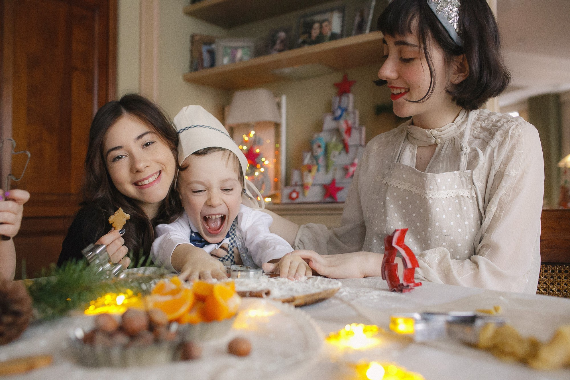 Рождественская домашняя фотосессия. Семейный, портретный и свадебный фотограф в Санкт-Петербурге и Москве