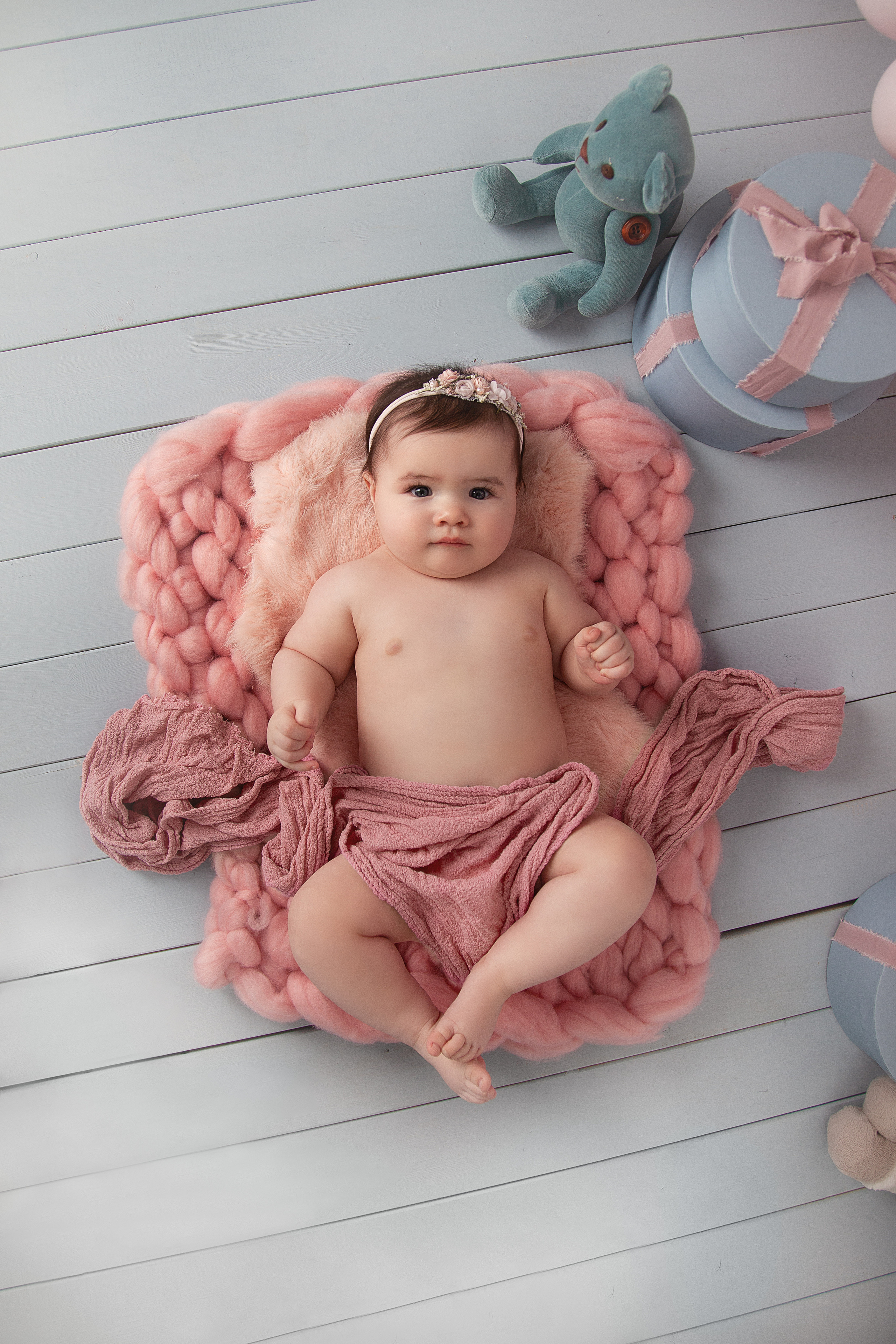 Малыши от 6 месяцев до 1 года. Детский фотограф в Хабаровске Антипова Марина