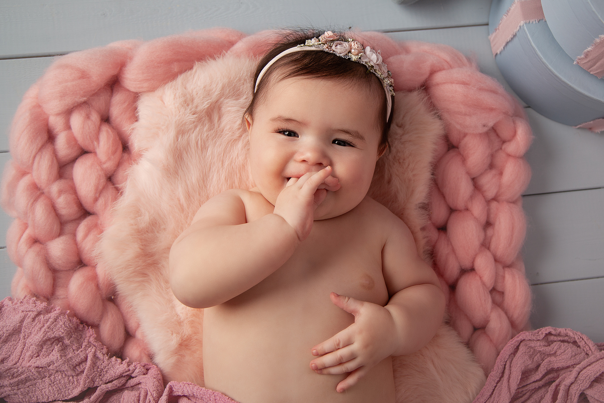 Малыши от 6 месяцев до 1 года. Детский фотограф в Хабаровске Антипова Марина