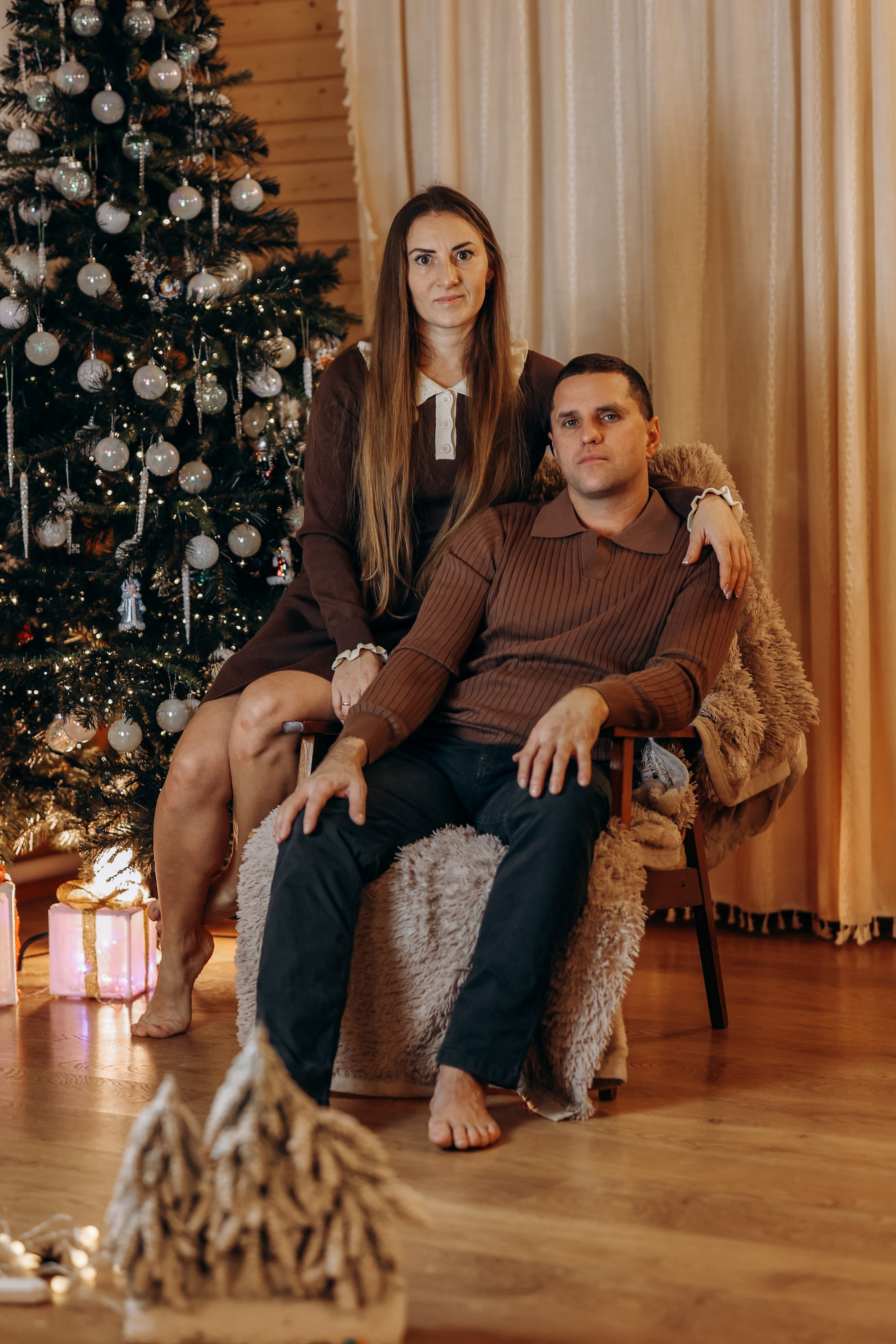 Новогодняя история для Агаты и Левы. Детский и Семейный фотограф Елена Карпушина