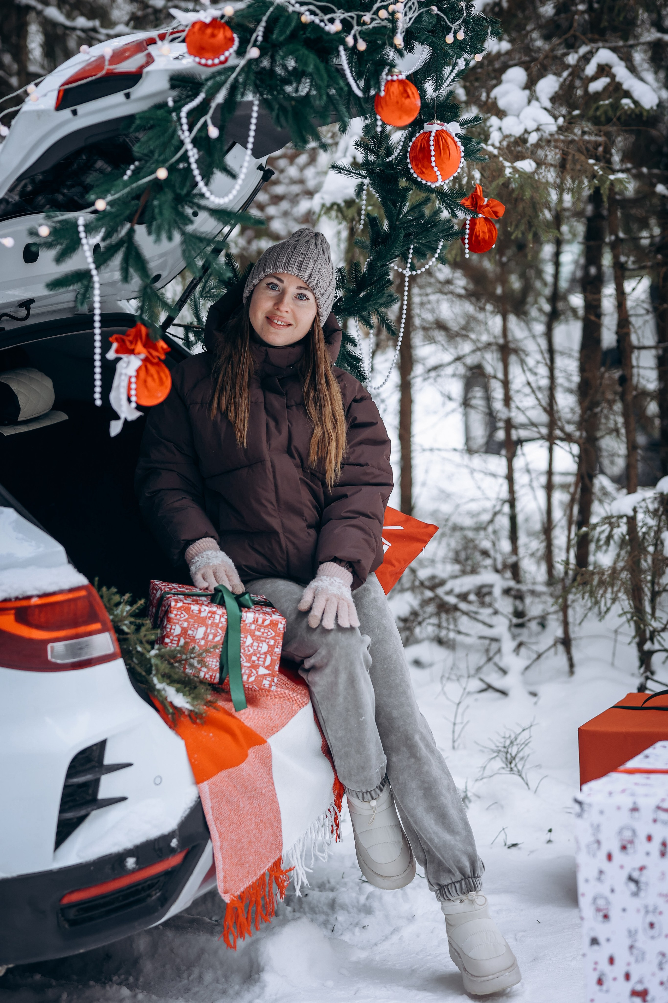 Сочельник в снежном бору. Детский и Семейный фотограф Елена Карпушина