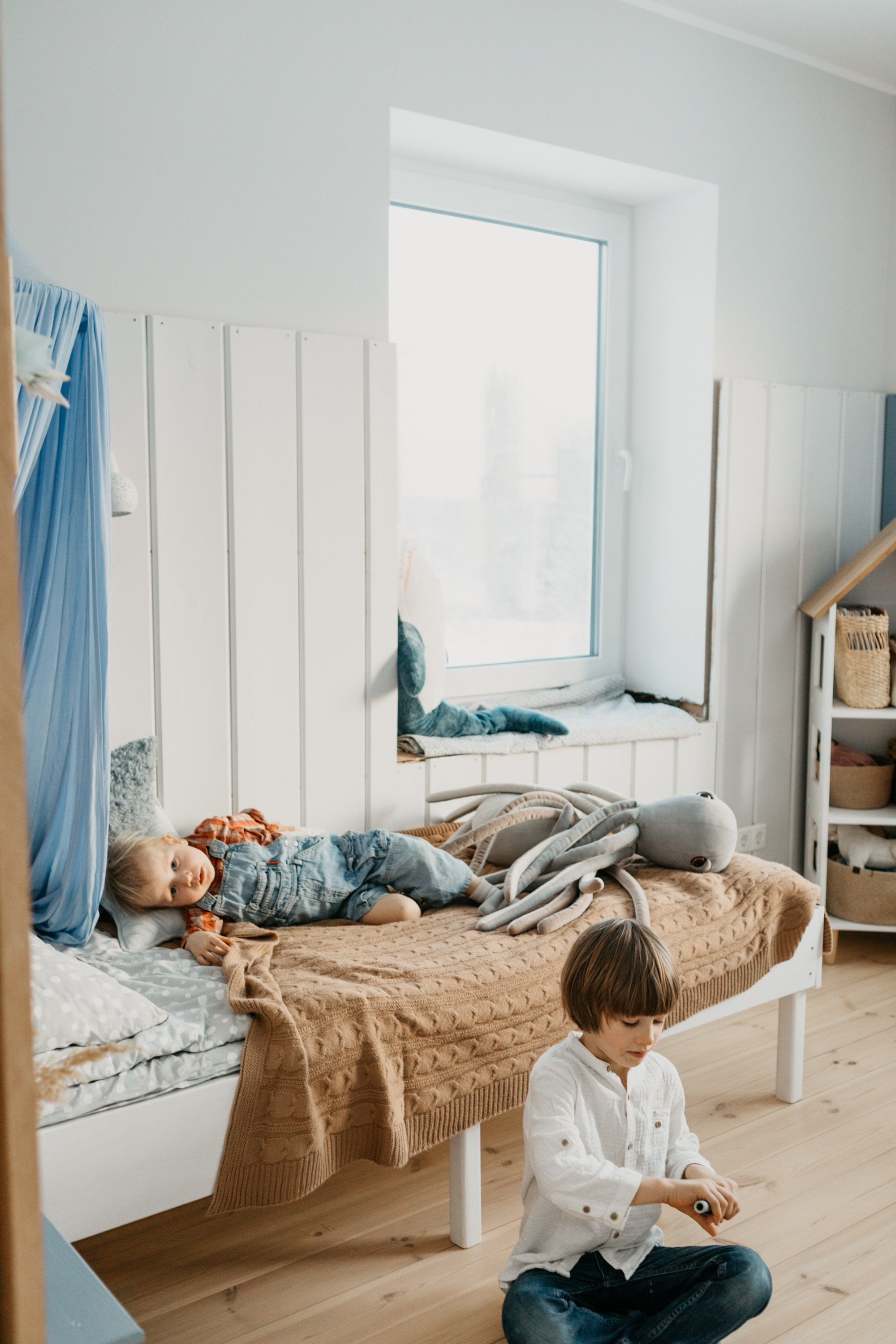 Рождественская Новогодняя Семейная Фотосессия дома. Семейный фотограф Маша Тимофеева | Москва