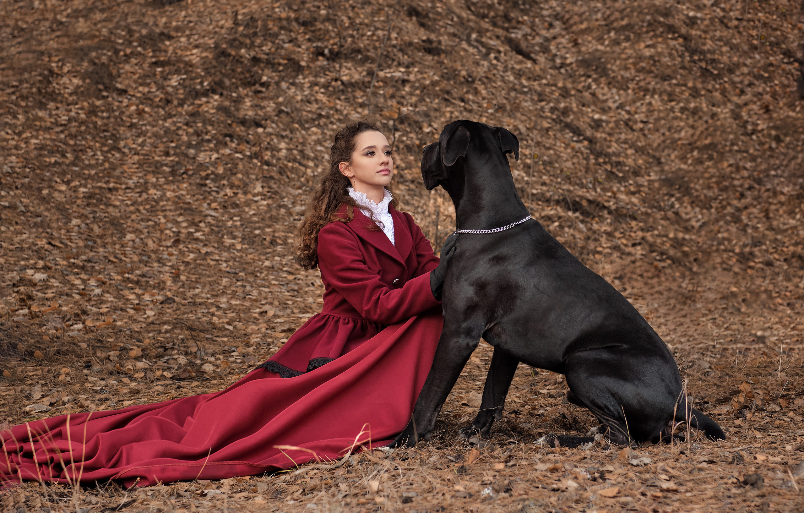 Анна, конная прогулка