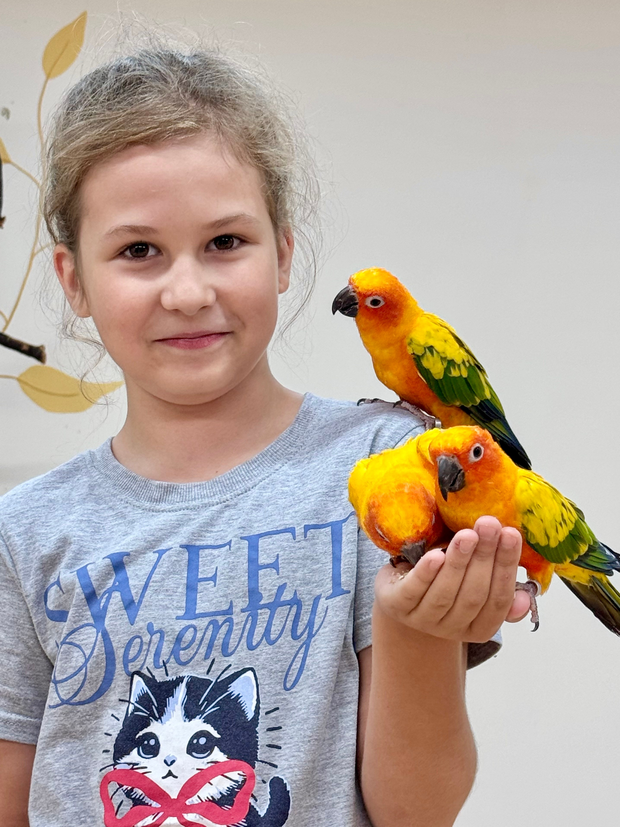 Попугайчики и детки. Фотограф и видеограф Апокина Мария Москва