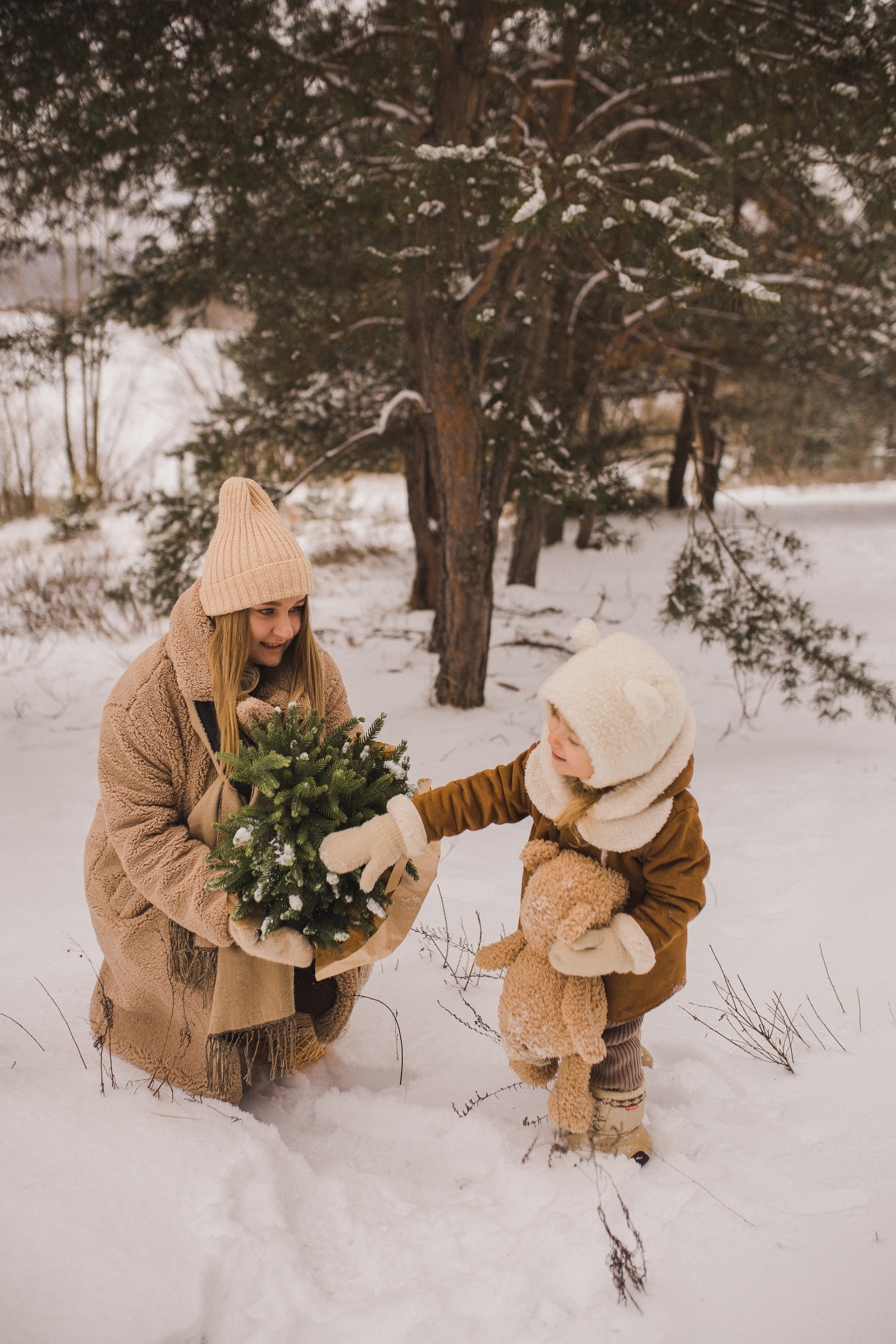 Зимние Даша и Кирюшка. Свадебный и семейный фотограф в Белгороде Евгения Курочкина
