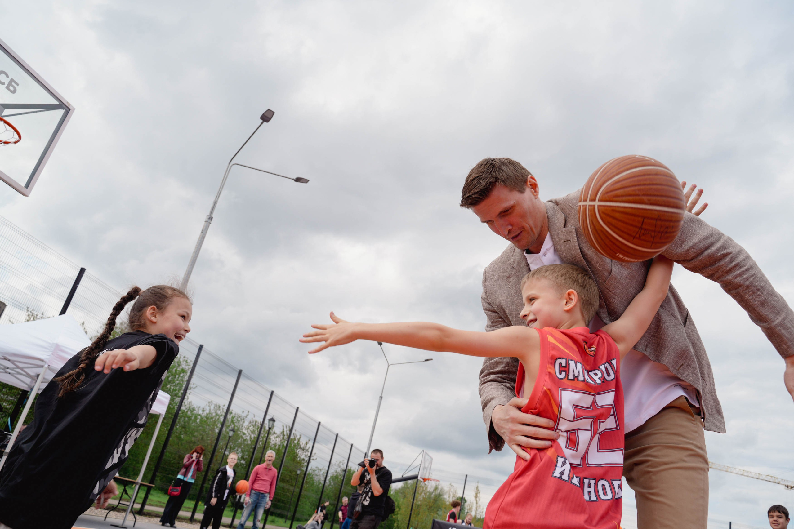 Открытие Центра уличного баскетбола. Спортивный и репортажный фотограф в Иваново Сергей Силкин