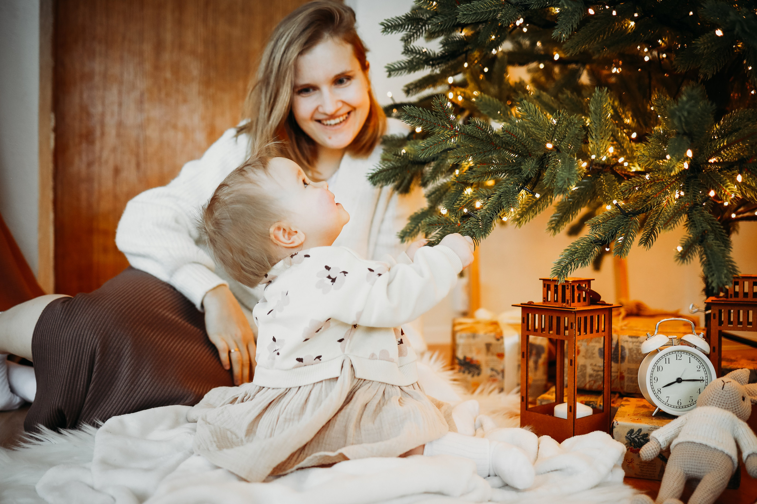 Первый Новый год. Семейный фотограф в Москве Ольга Комарова