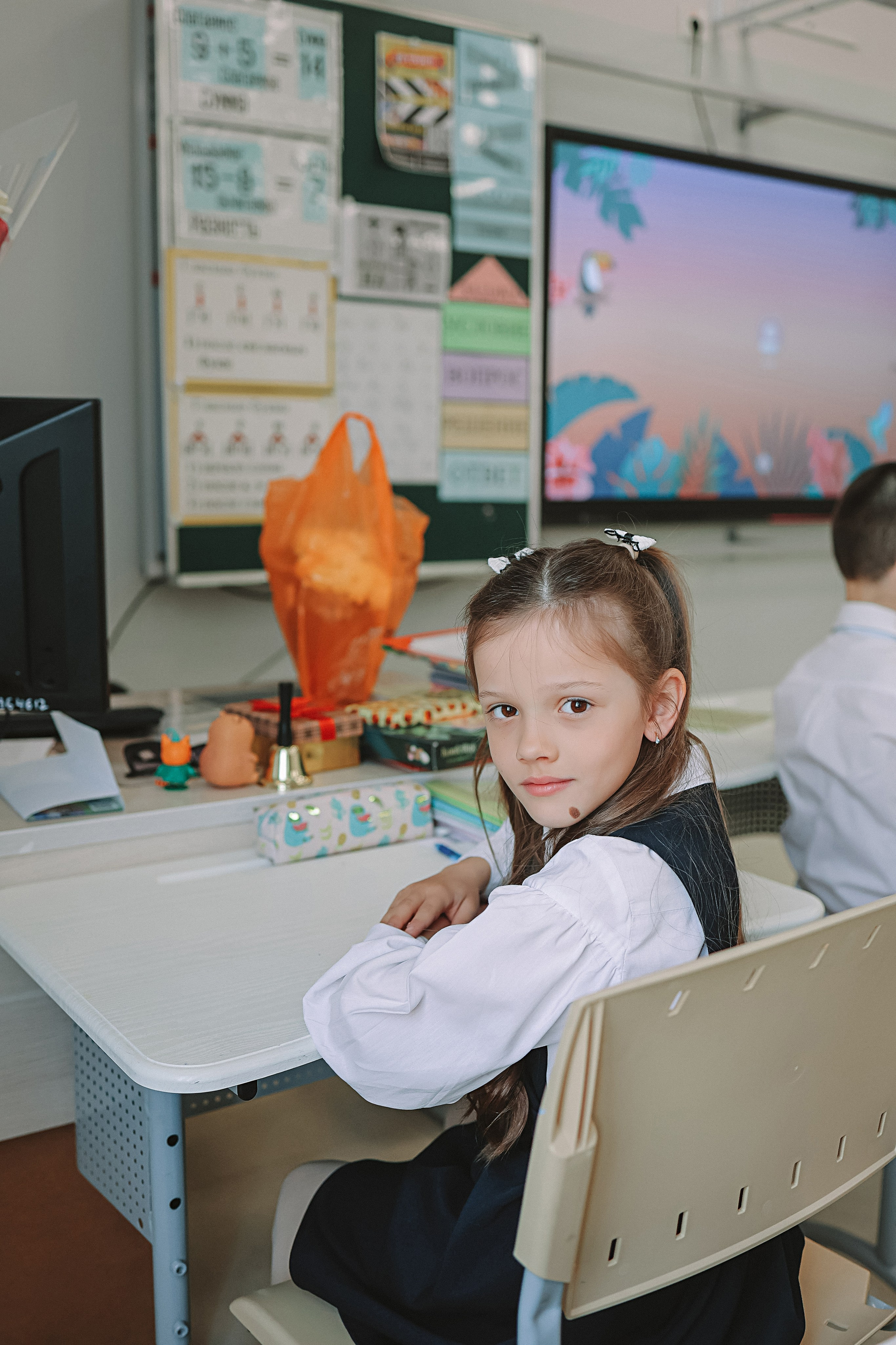 Один день в школе 1 класс. Семейный фотограф Тюмень, фотограф на роды Салмина Мария