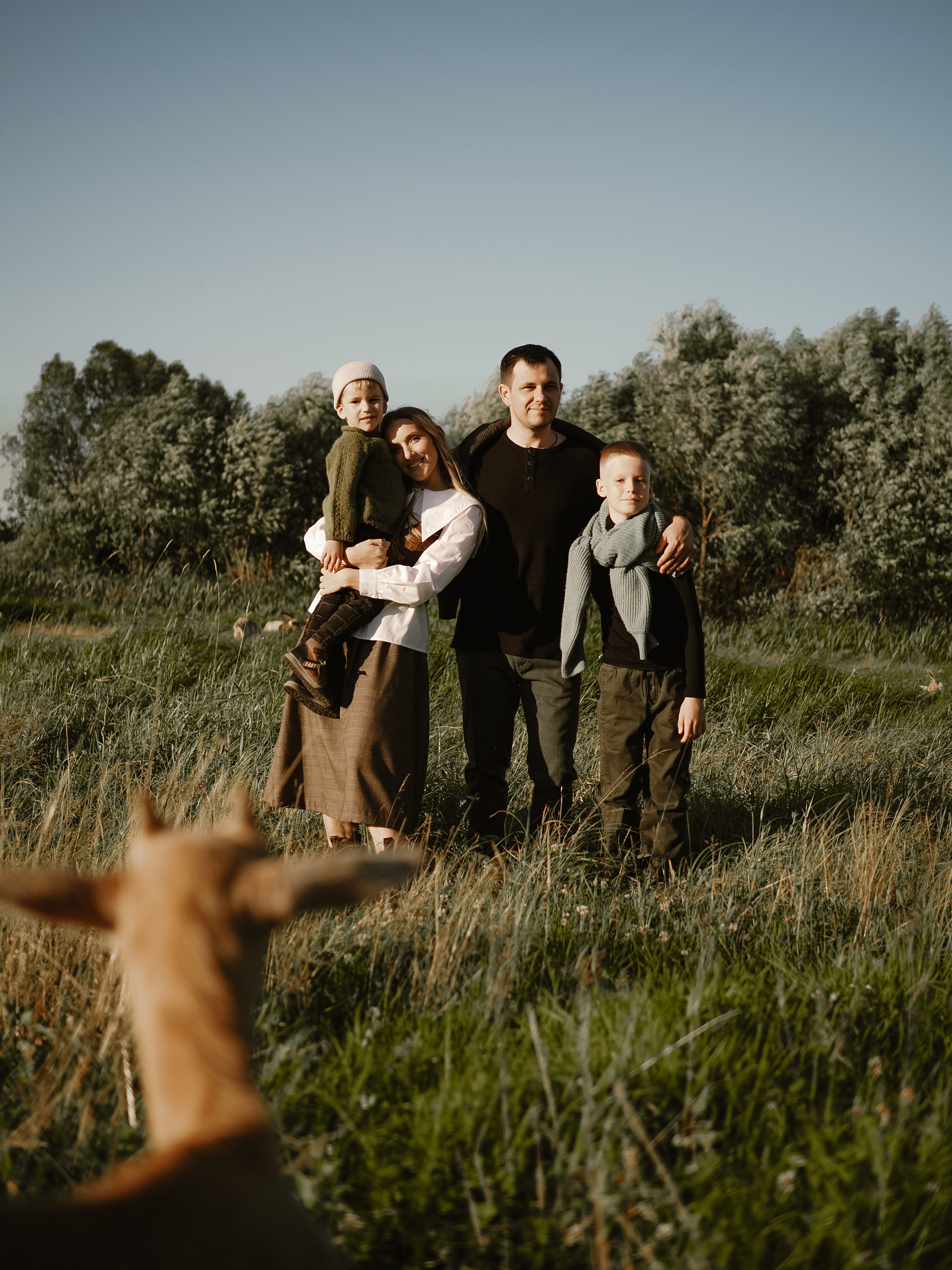 Холмы на закате. Фотограф Рязань. Семейный Свадебный фотограф