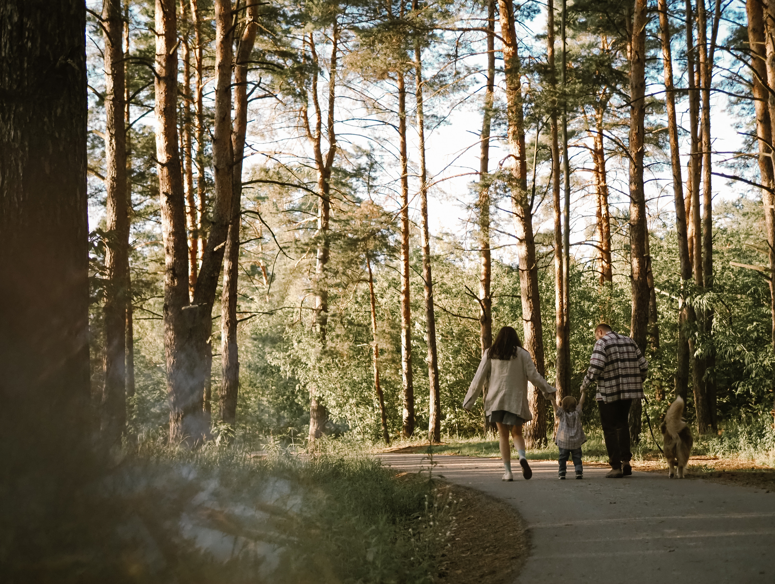 Прогулка с Мичи. Фотограф Рязань. Семейный Свадебный фотограф