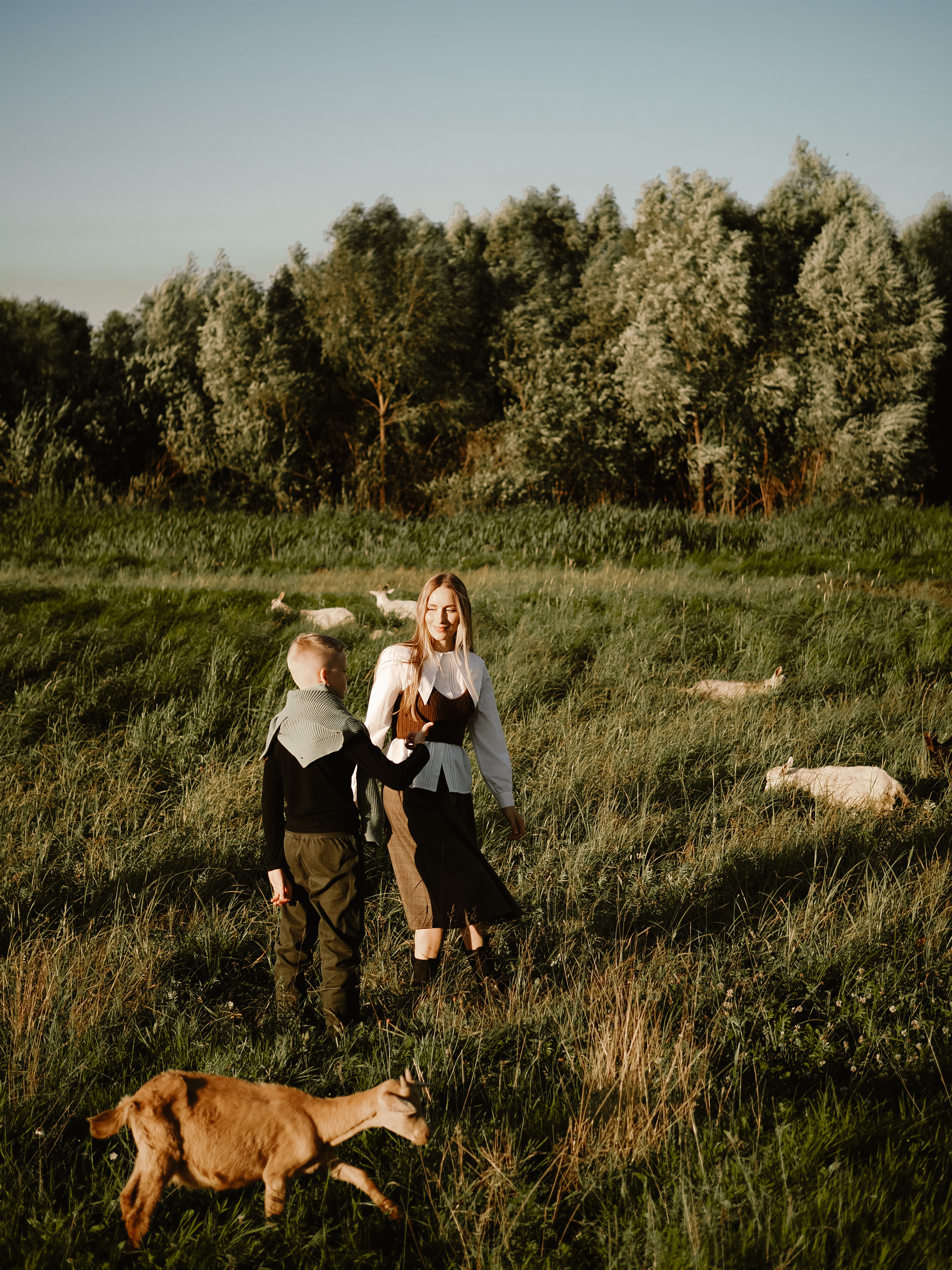 Холмы на закате. Фотограф Рязань. Семейный Свадебный фотограф