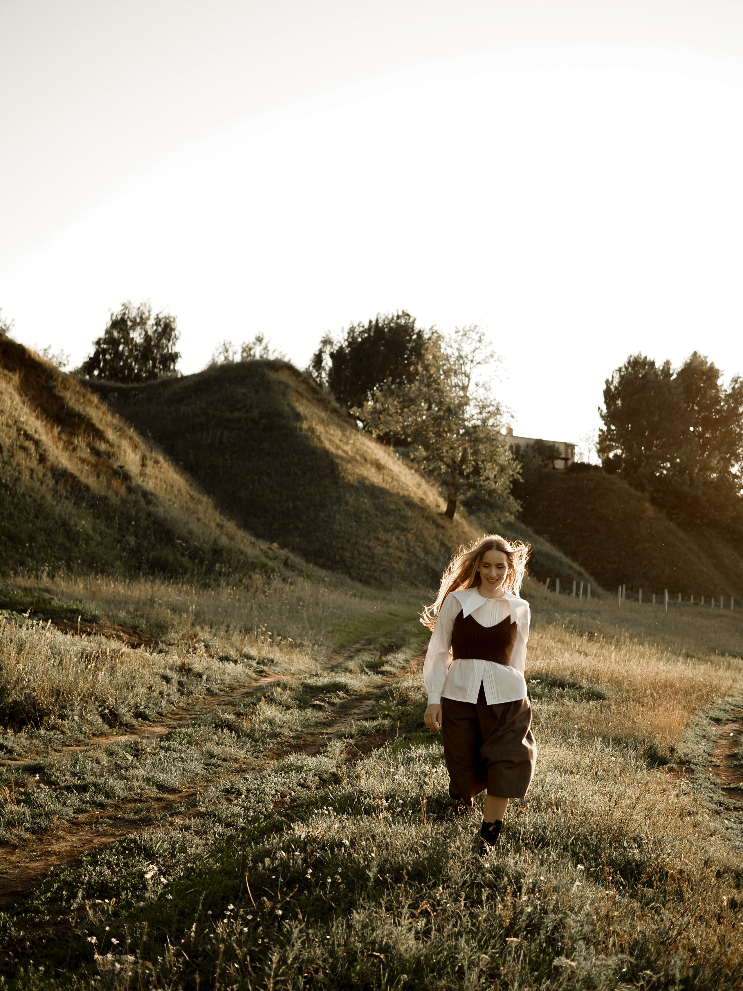 Холмы на закате. Фотограф Рязань. Семейный Свадебный фотограф