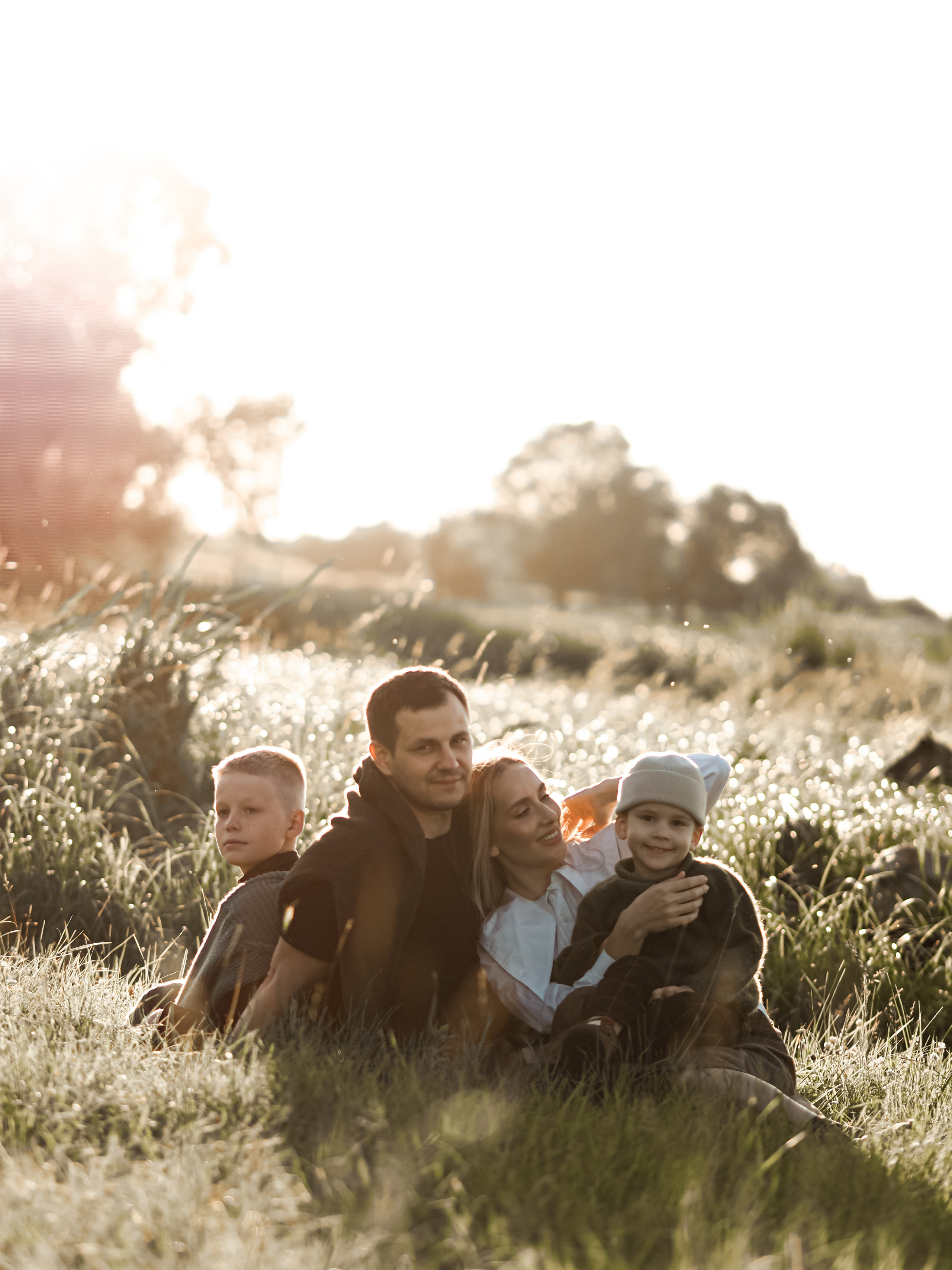 Холмы на закате. Фотограф Рязань. Семейный Свадебный фотограф