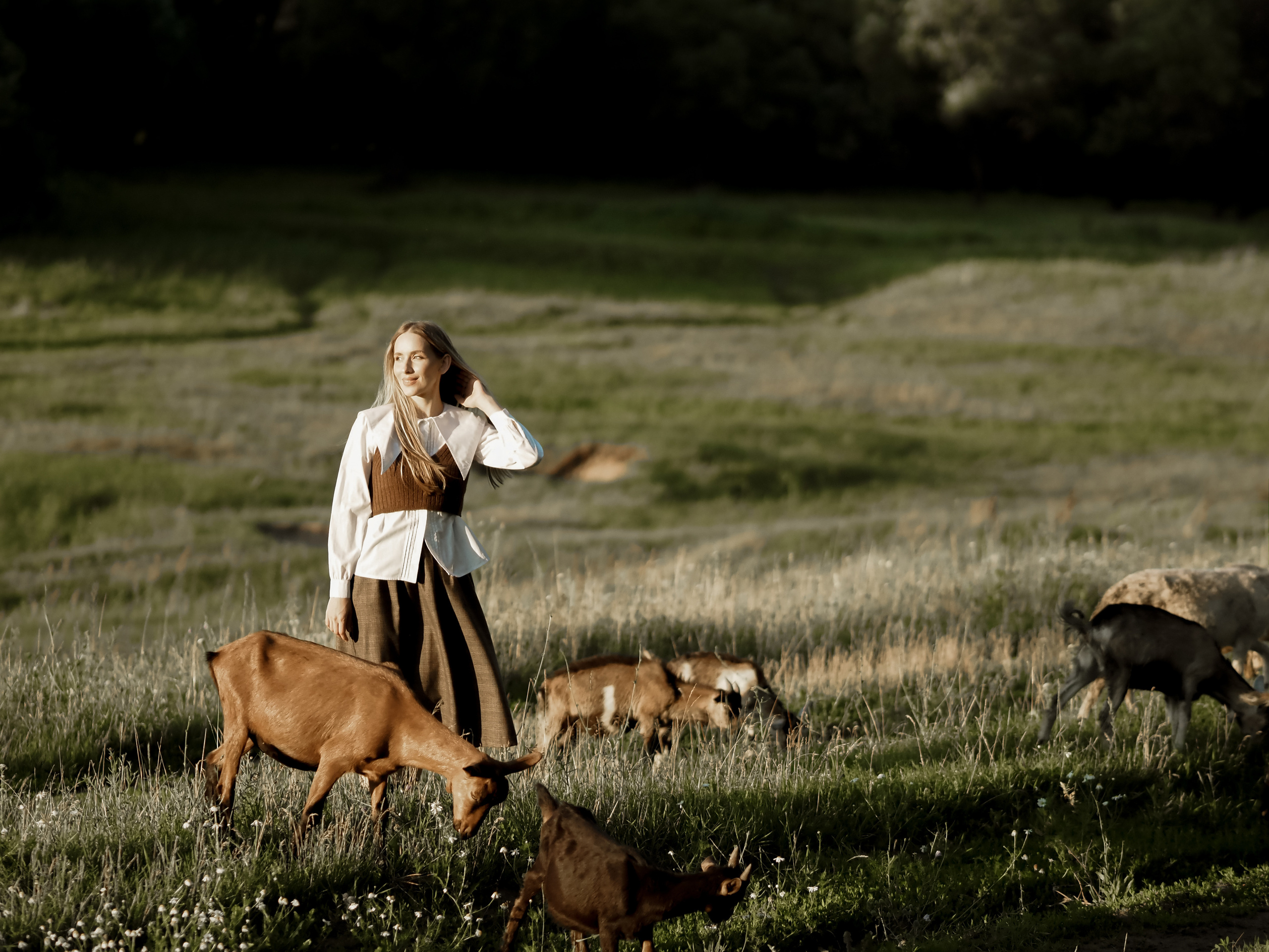 Холмы на закате. Фотограф Рязань. Семейный Свадебный фотограф