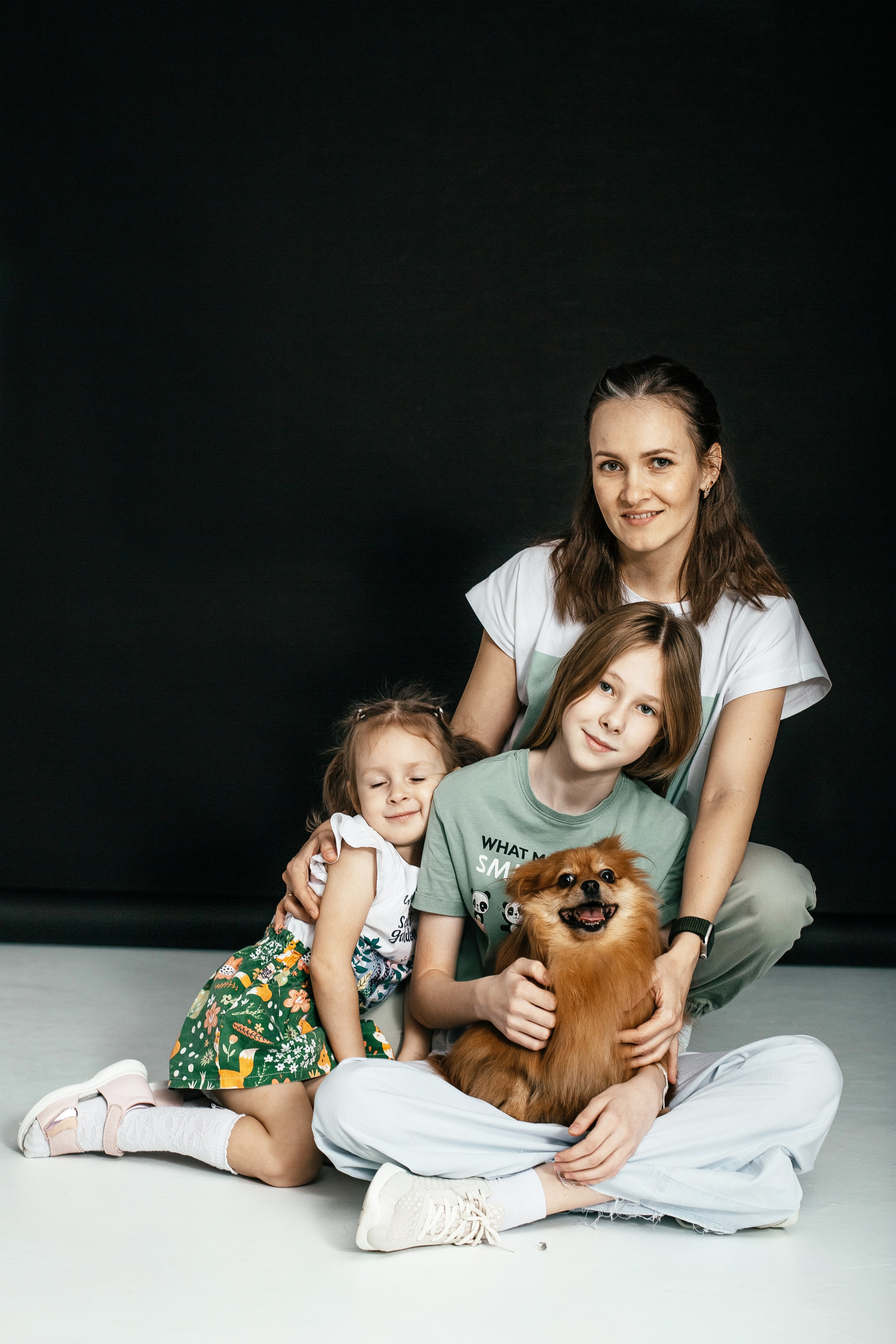 Настя с семьей. Фотограф Краснодар Марго Хелбен