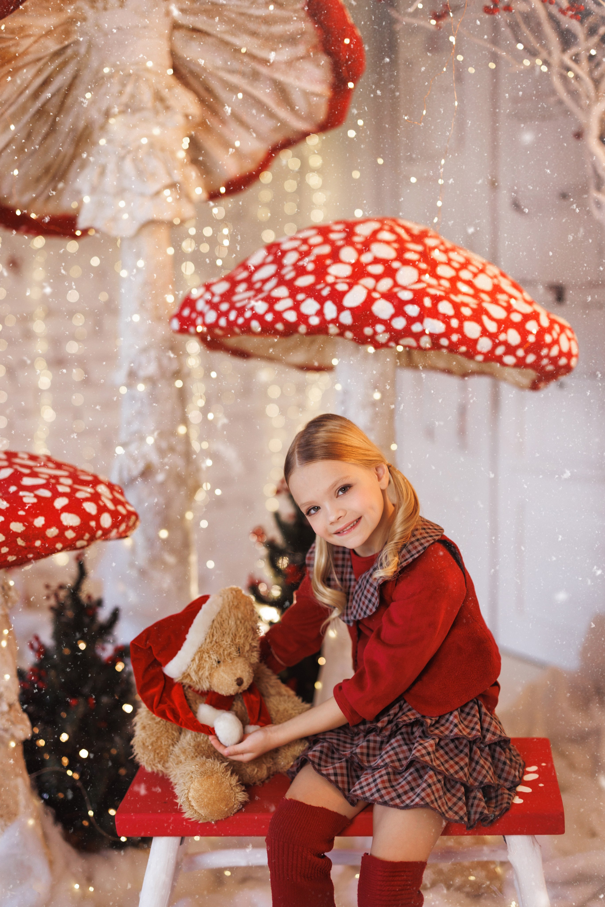 Детская новогодняя фотосессия в фотостудии «Alice», город Краснодар. Семейный и детский фотограф в Краснодаре Анна Трашкова
