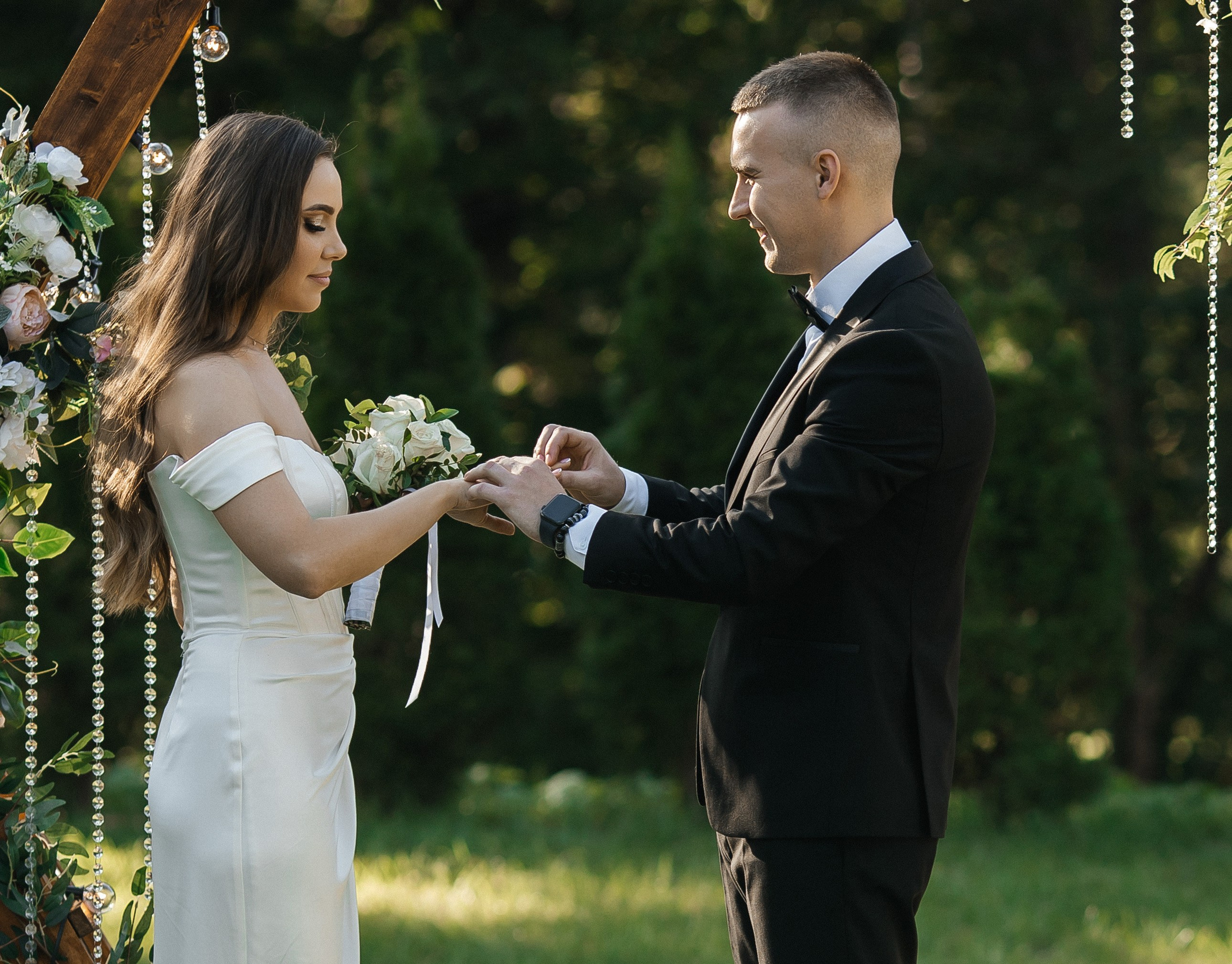 Свадьба на открытом воздухе. Свадебный и семейный фотограф в Москве Олеся Подколзина