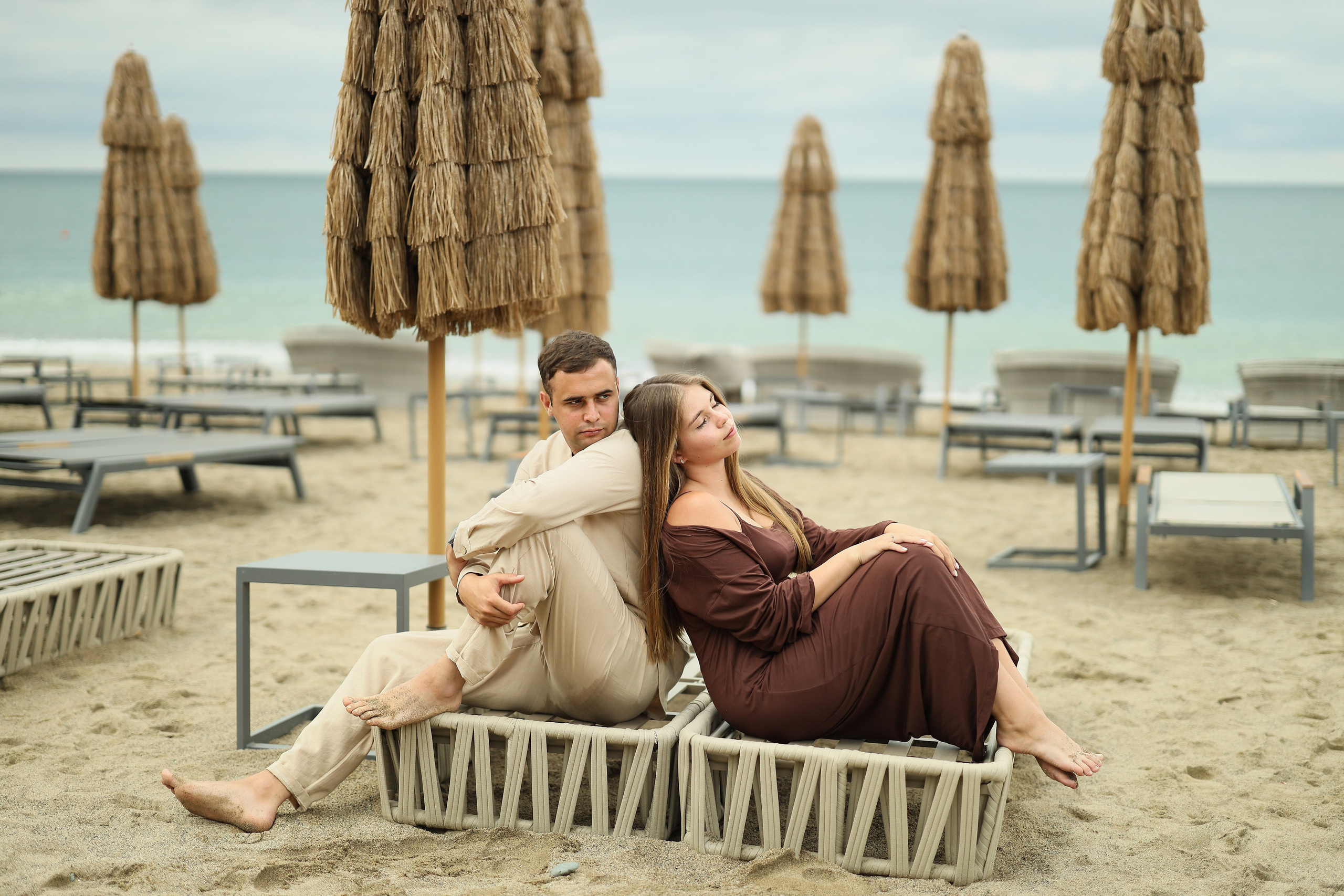 Love story на пляже Сухума. Свадебный и семейный фотограф в Абхазии Жанна Соснина