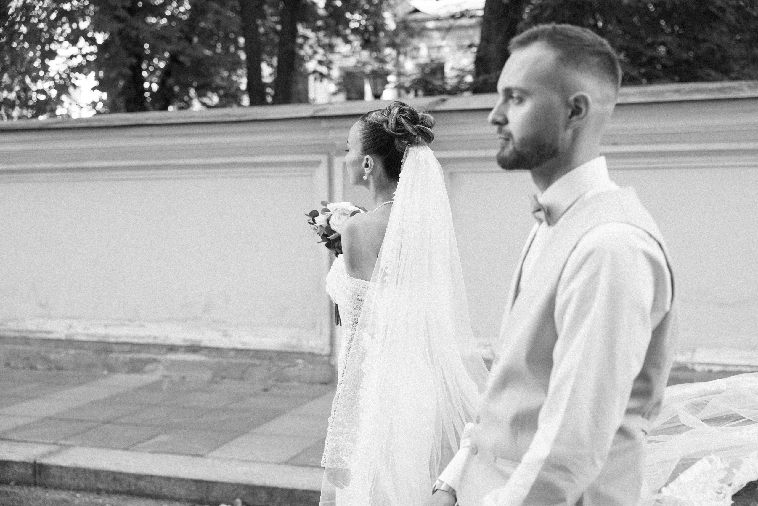 Стильная свадебная фотосессия. Свадебный фотограф в Москве Полина Лелетко