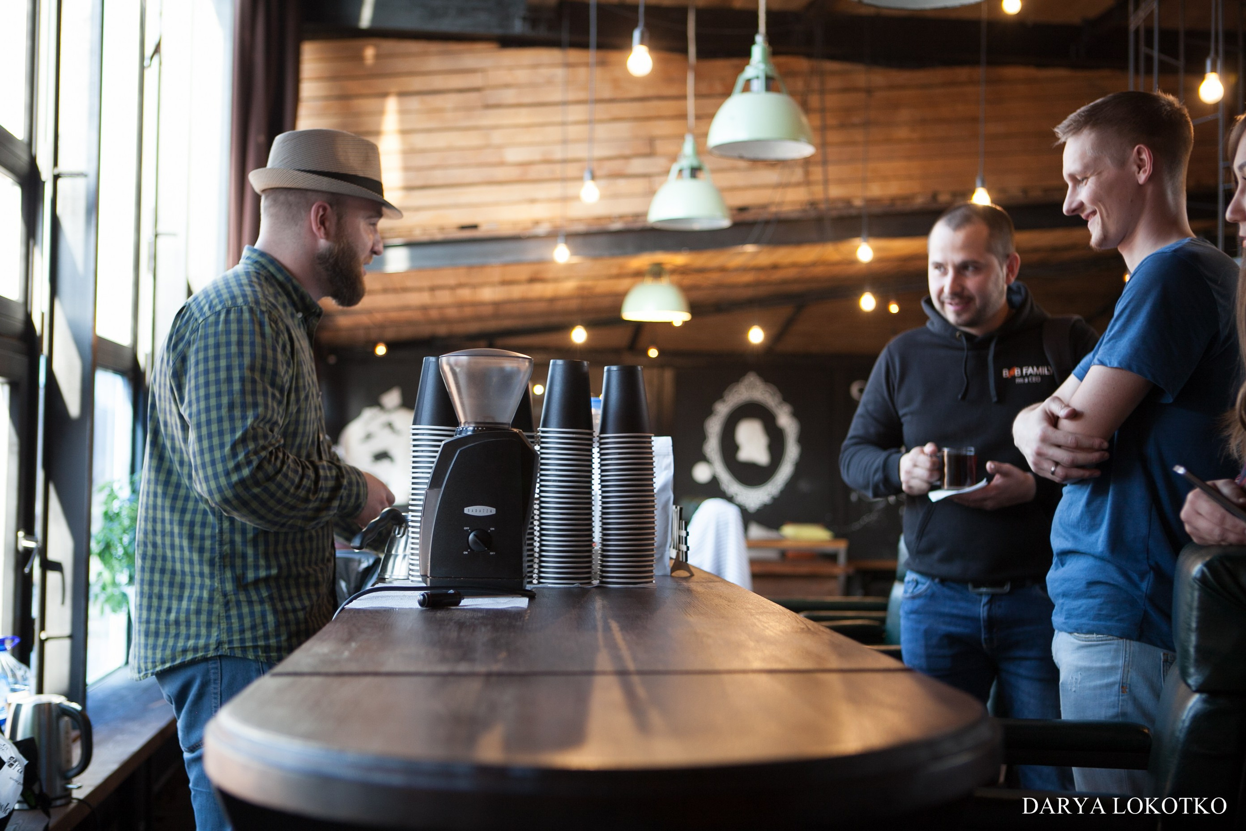 Лекция от Woodcoffee + дегустация кофе. Фотограф Дарья Локотко в Красноярске