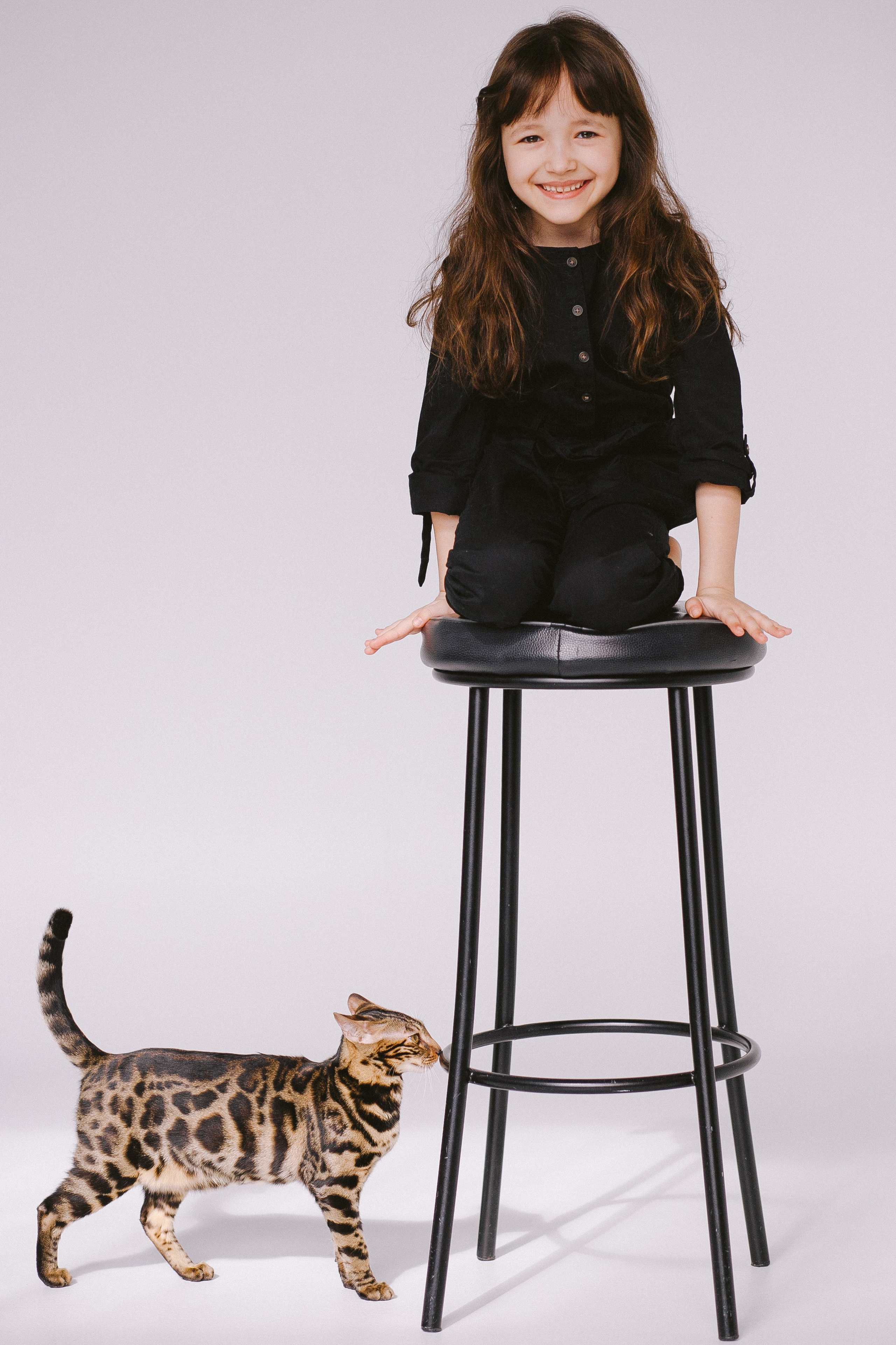 Лера с мамой, папой и Бусей