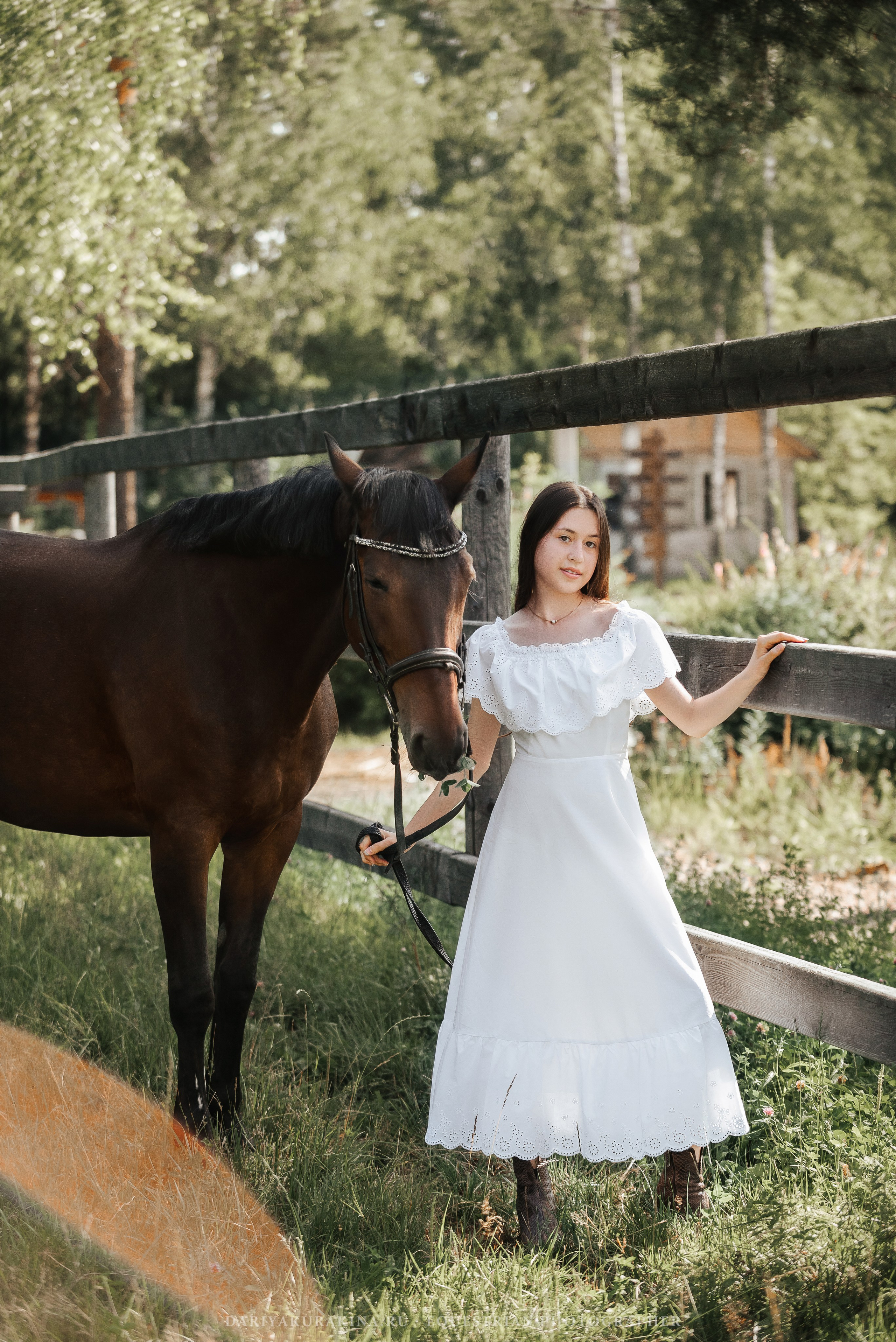 Полина и Заправа. Конный фотограф Куракина Дарья • Фотосессии с лошадьми
