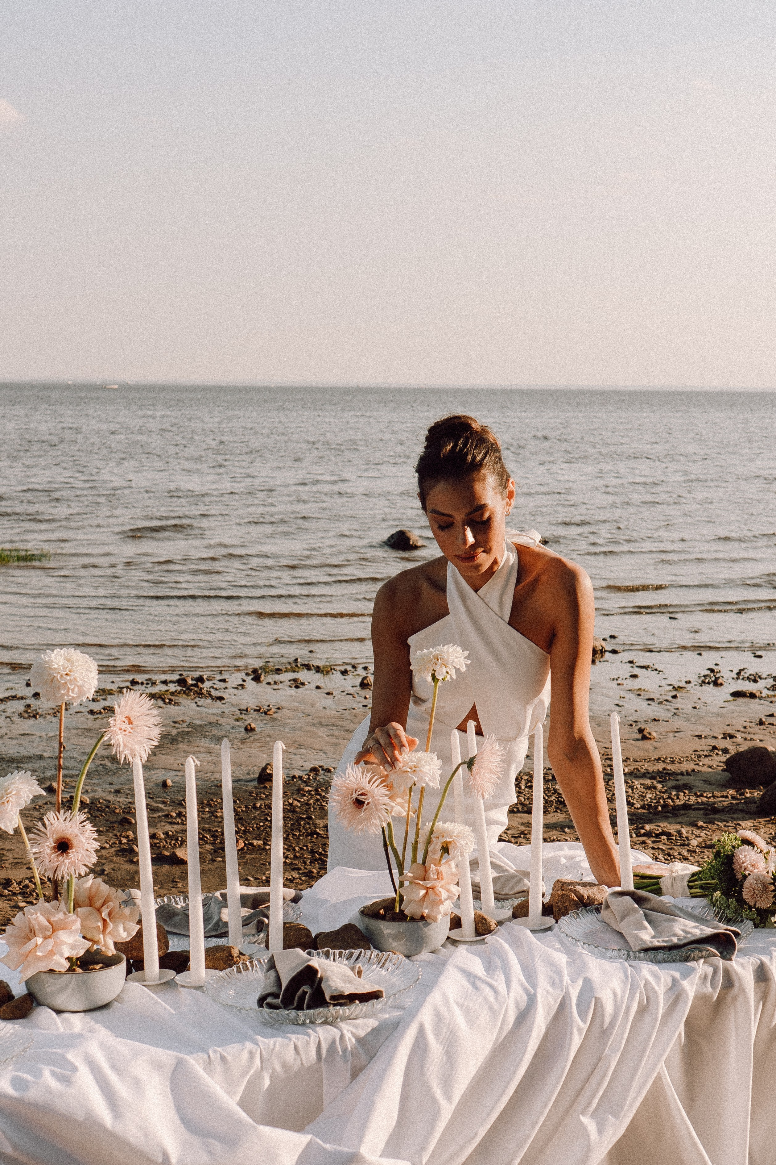 СВАДЕБНАЯ ФОТОСЕССИЯ ВЫЕЗДНОЙ ЦЕРЕМОНИИ (ФИНСКИЙ ЗАЛИВ). Профессиональный фотограф, Санкт-Петербург — Виктория Богомолова