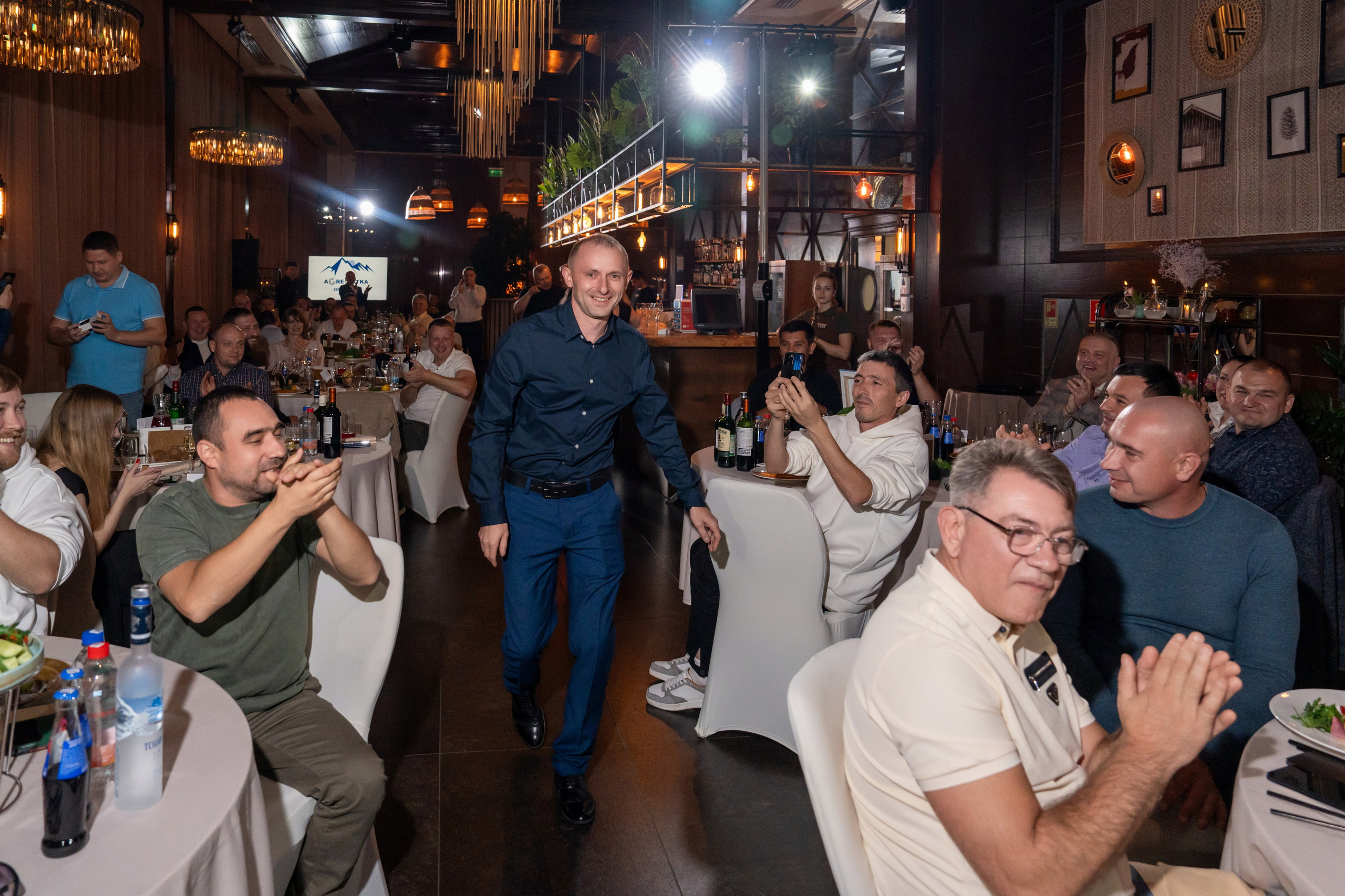 Гала-ужин для компании «Agregatka». Репортажный фотограф в Красной Поляне и Сочи Павлюченко Екатерина
