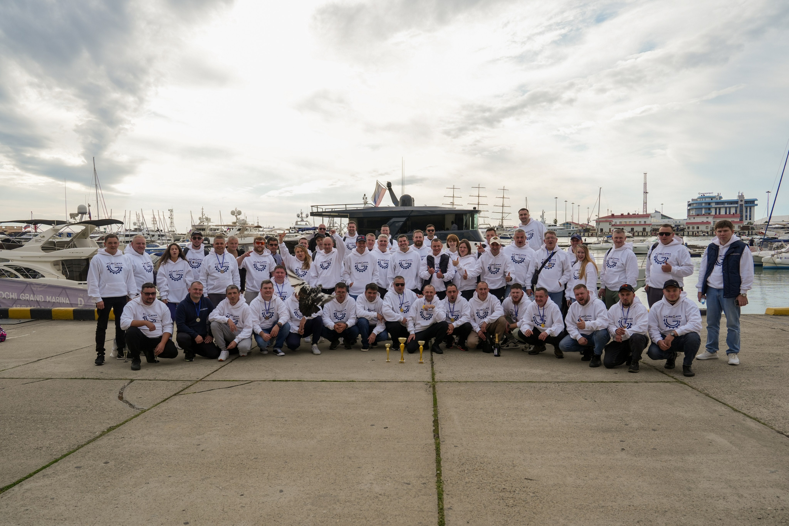 Яхтенная регата для компании Агрегатка. Репортажный фотограф в Красной Поляне и Сочи Павлюченко Екатерина