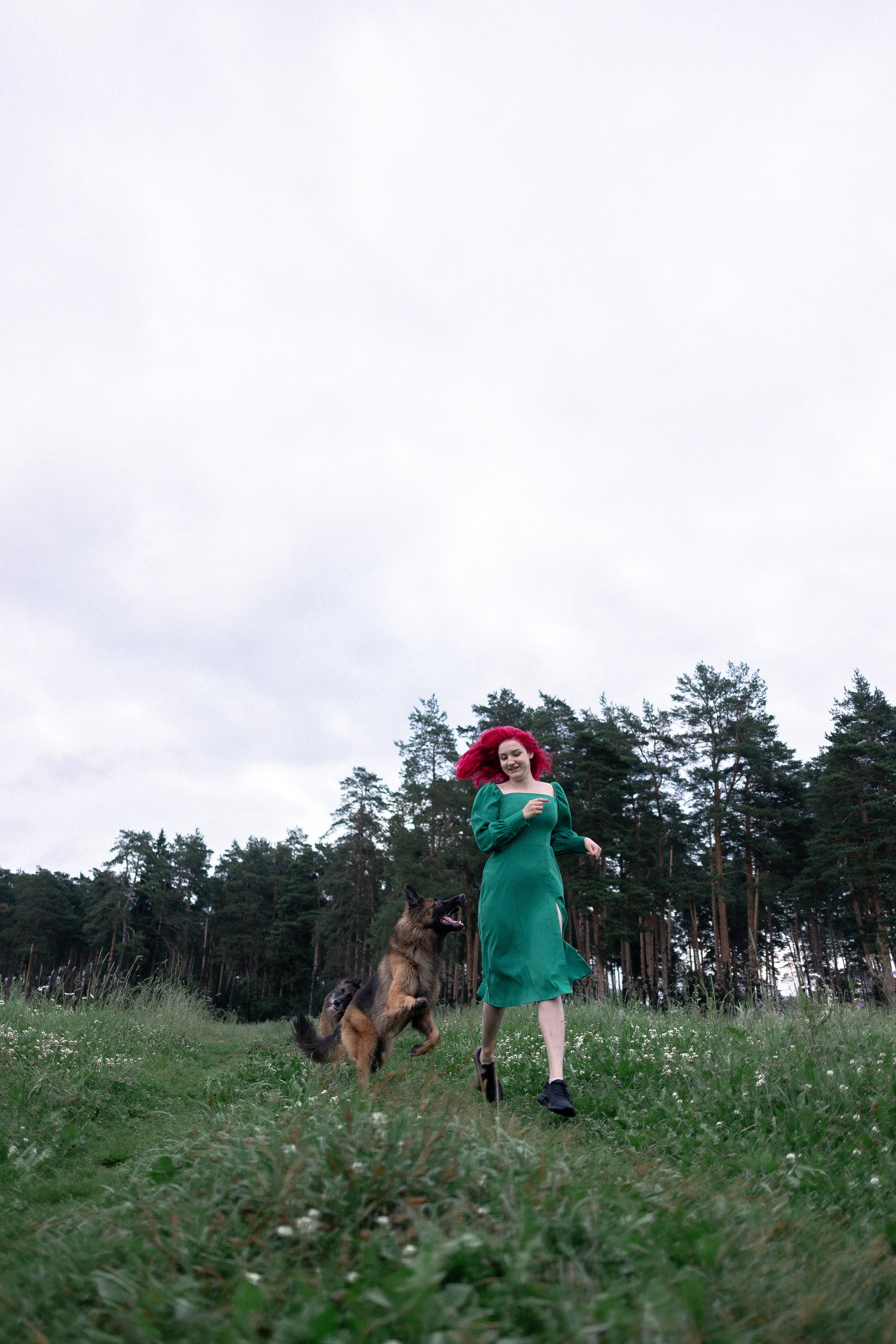 Алена, Фанни и Фрея. Фотограф и видеограф анималист Аганина Дарья